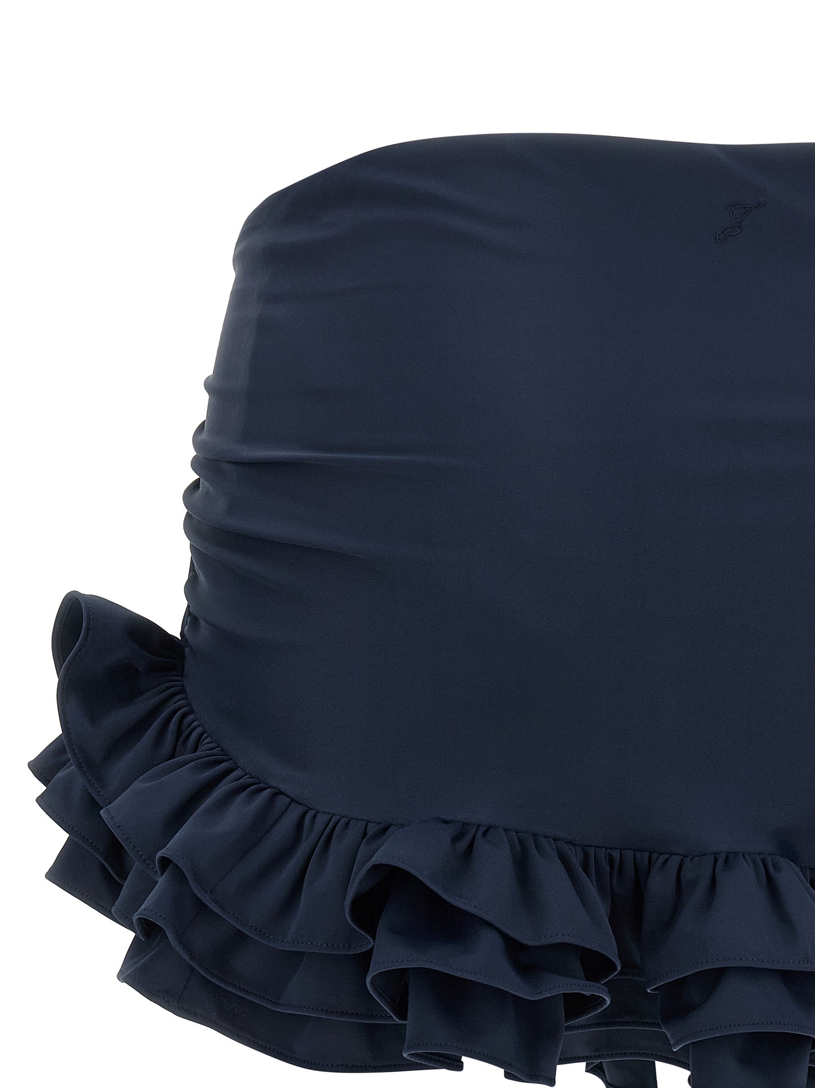 Jacquemus Blue La Mini Jupe Playa Nylon Long Skirt