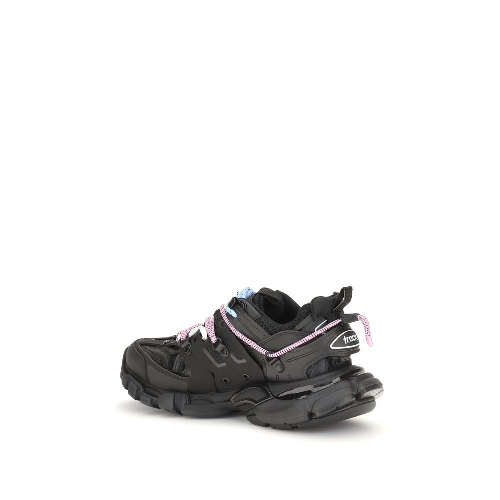 Balenciaga Black Track Trail Synthetic Athletic Sneakers
