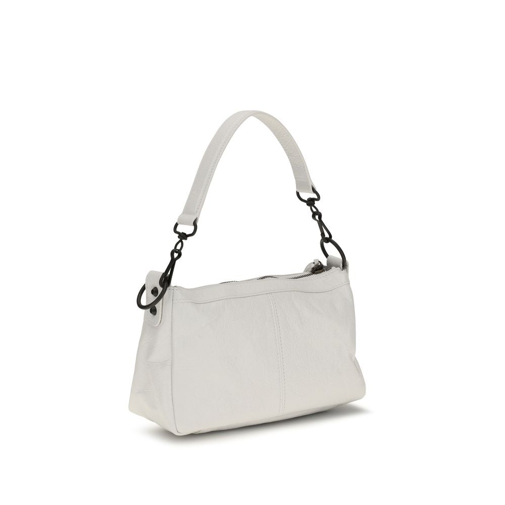 Black Leather Le City Moto Mini Handbag
