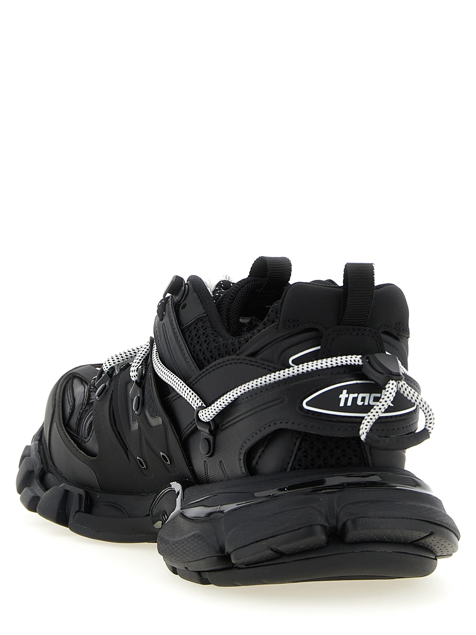 Balenciaga Black Track Trail Laces Synthetic Sneakers