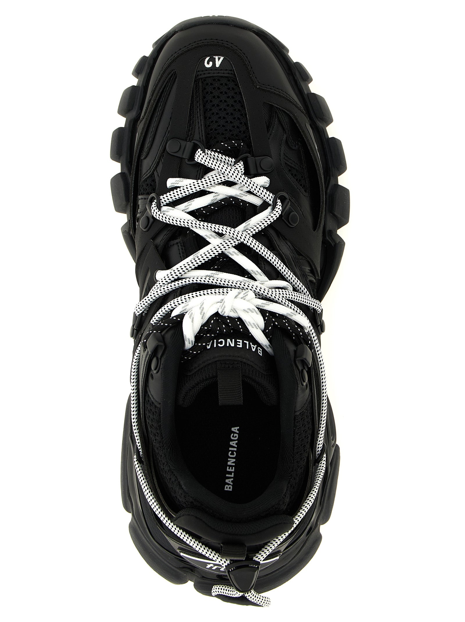 Balenciaga Black Track Trail Laces Synthetic Sneakers