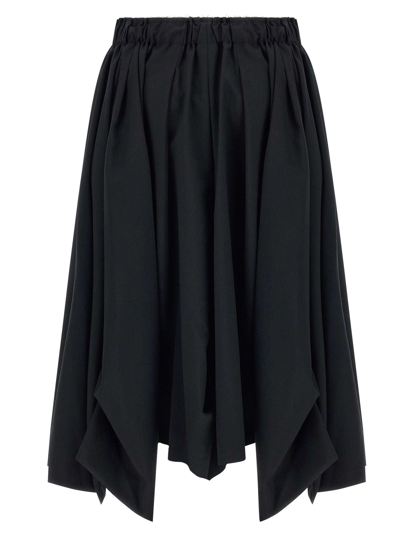 Black Wool Bermuda Shorts