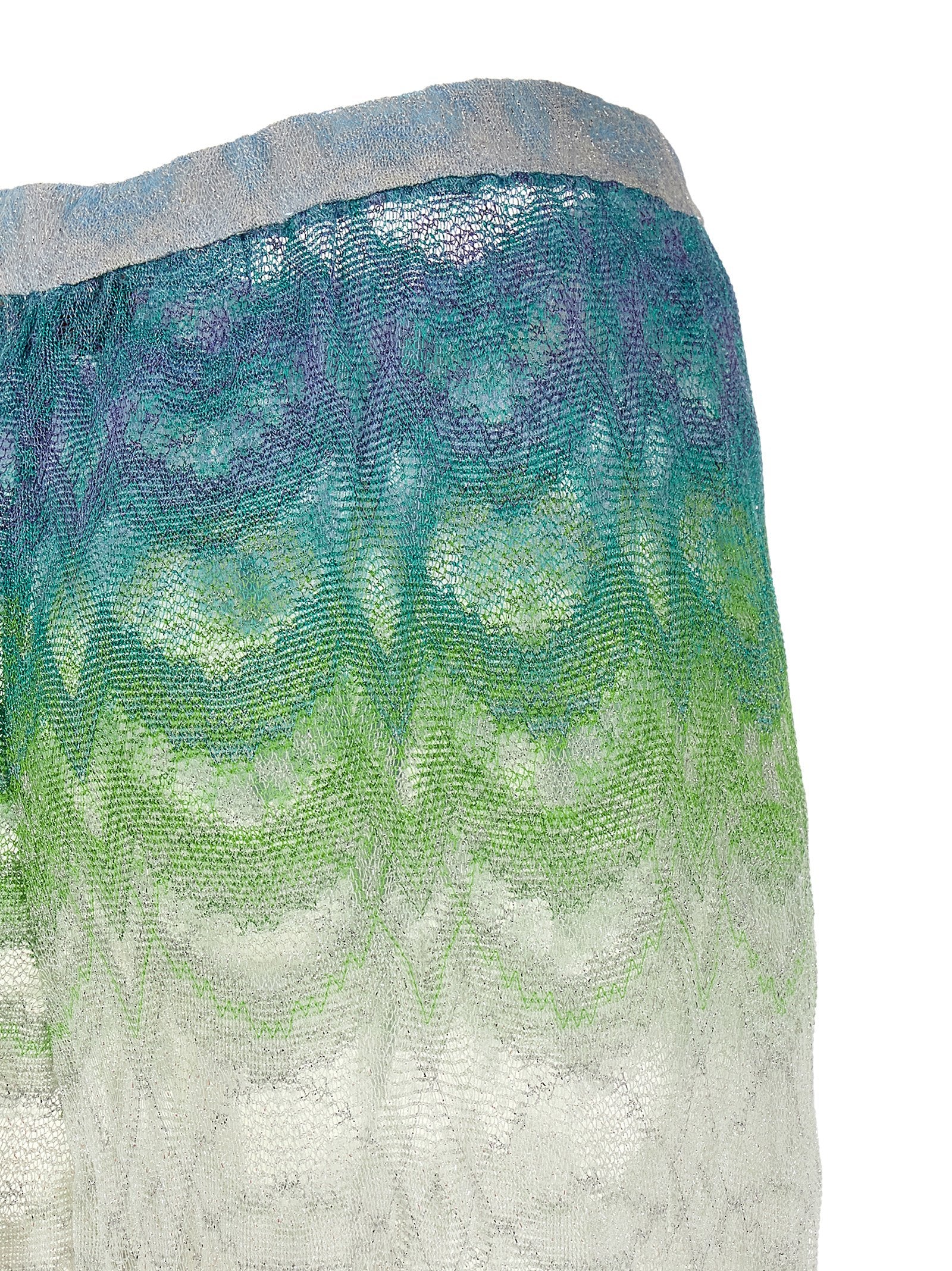 Missoni Multicolor Viscose Lamé Flared Pants