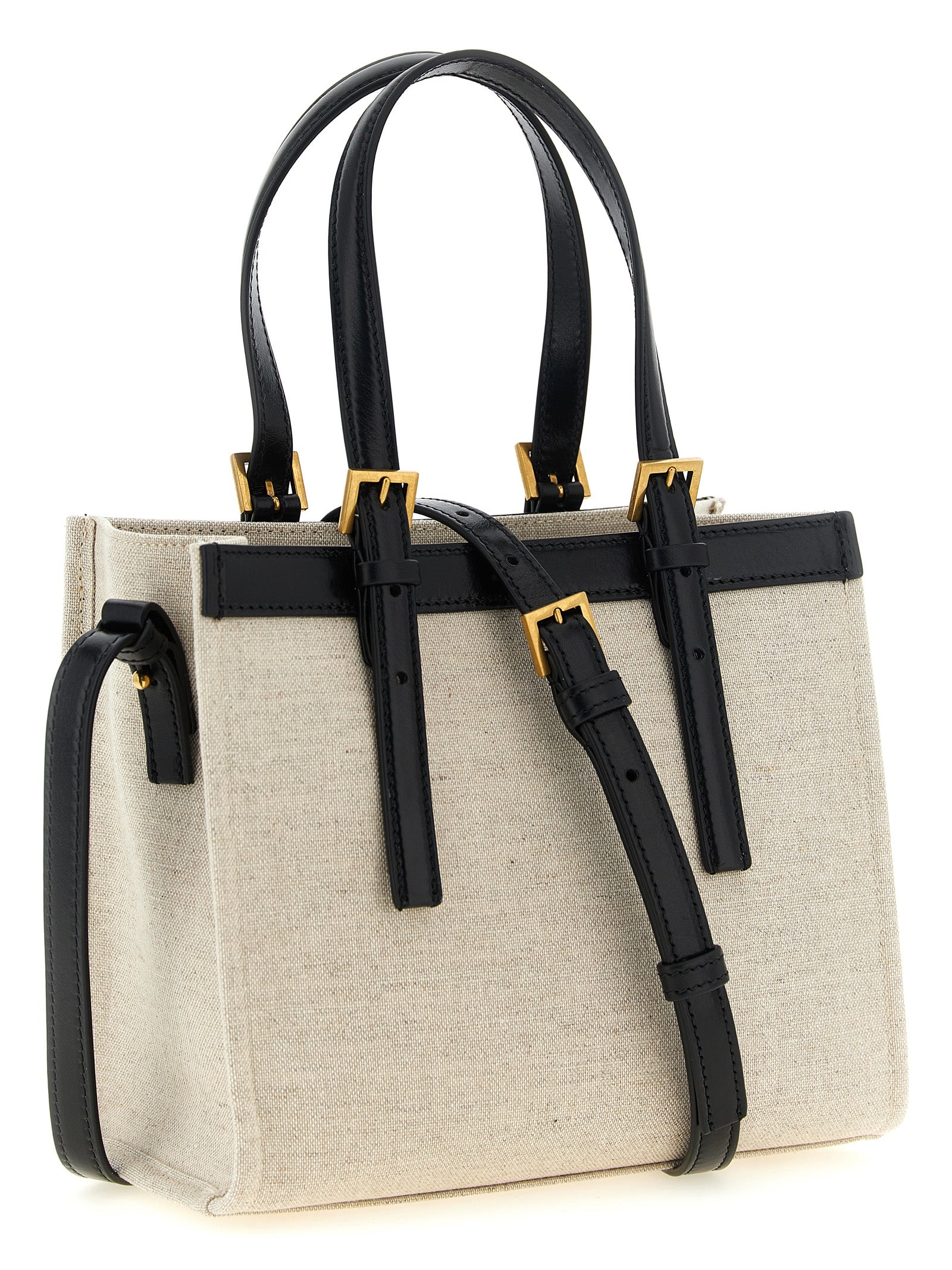 Versace Tragetasche aus beigem Leinen