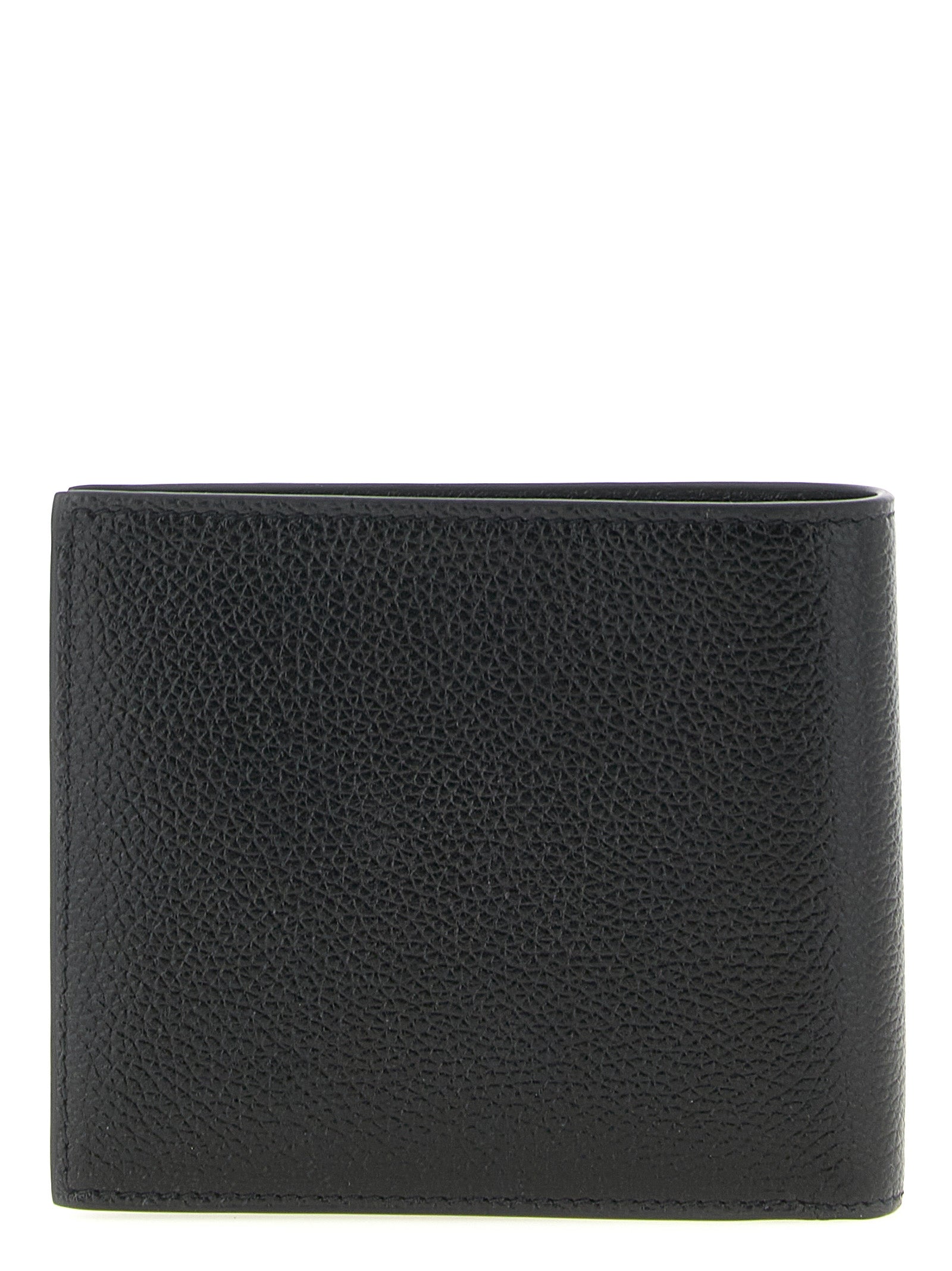Balenciaga Black Cash Square Wallet Leather