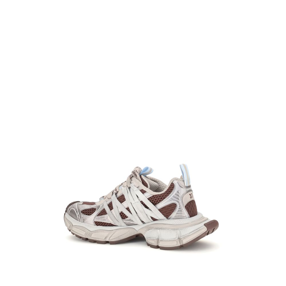 Multicolor Synthetic Athletic Sneakers with Lace Details