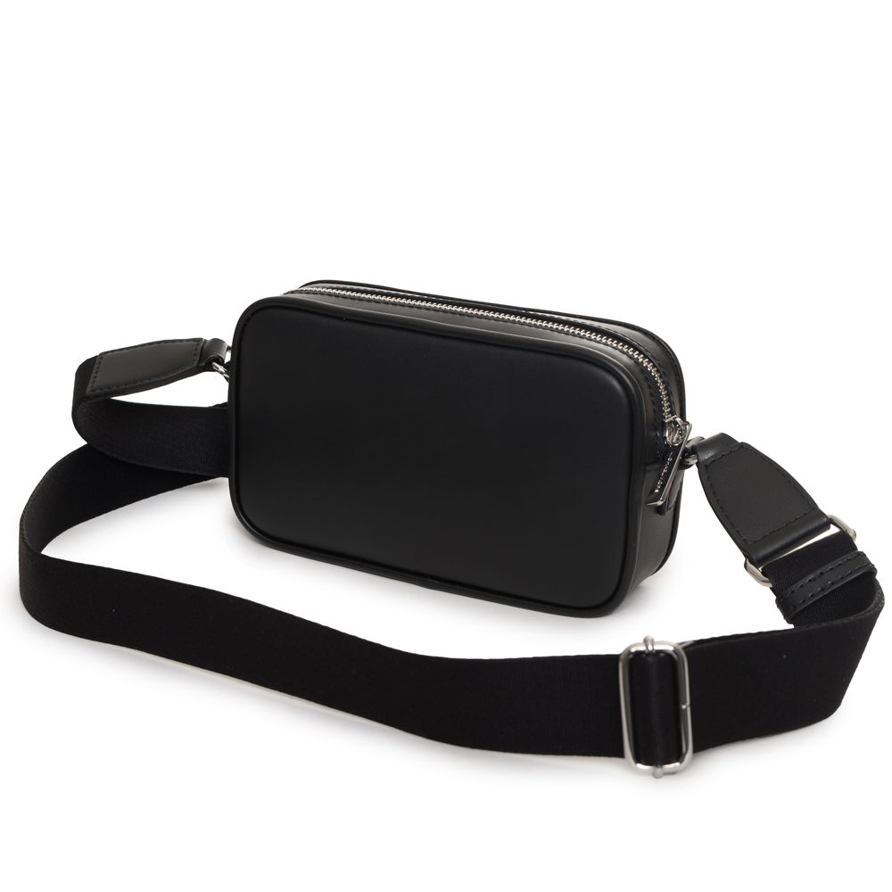 Gürteltasche Bradshaw aus schwarzem Leder