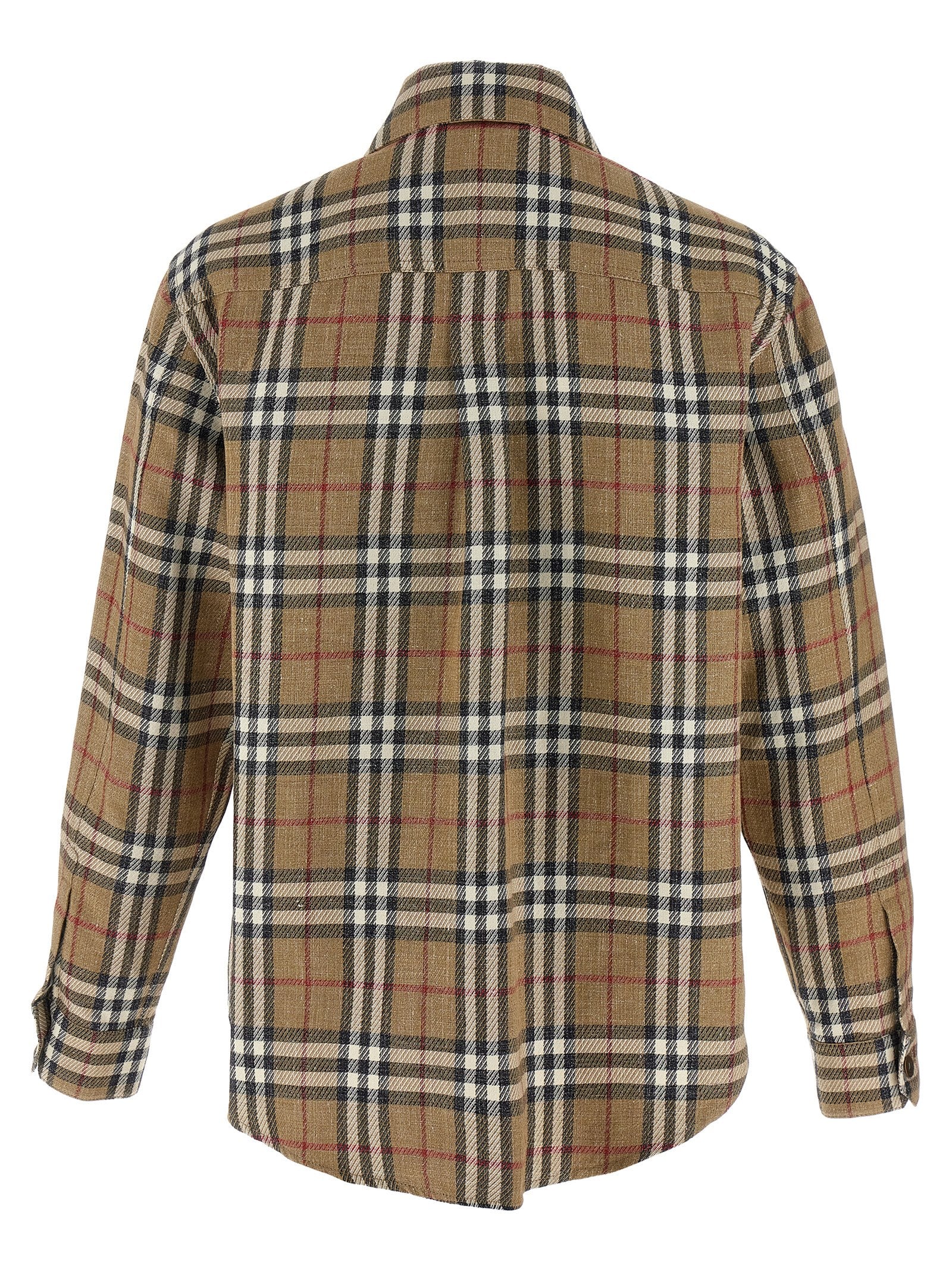 Burberry Brown Cotton Linen Blouse