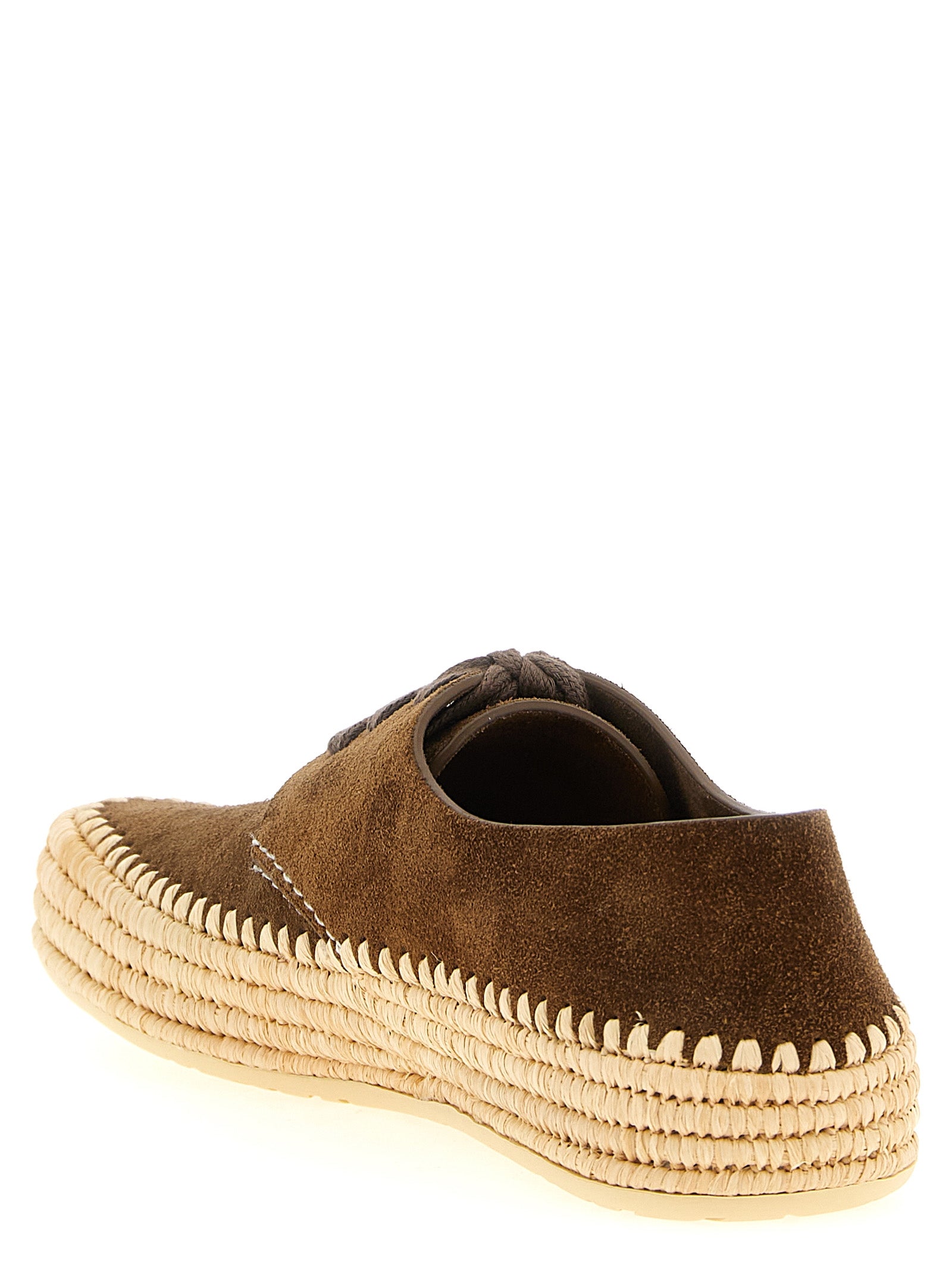 Loewe Brown Rio Espadrilles Calf Leather