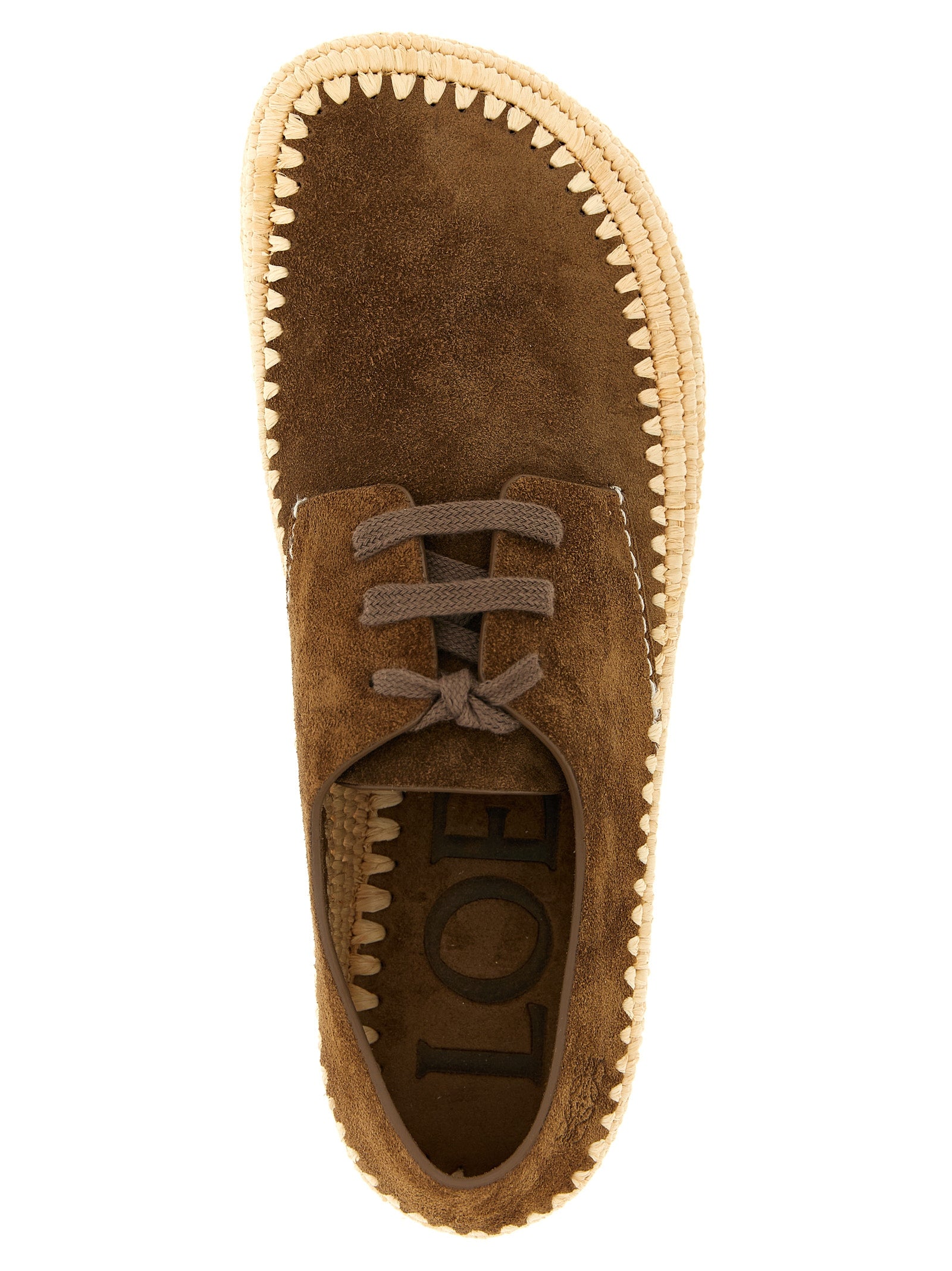 Loewe Brown Rio Espadrilles Calf Leather
