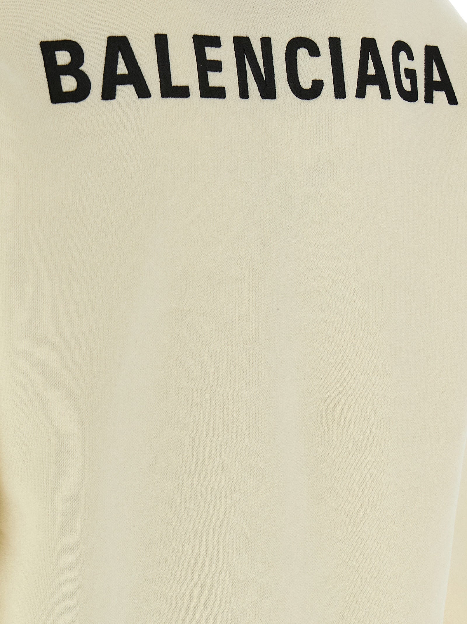 Sweat-shirt Balenciaga en coton beige