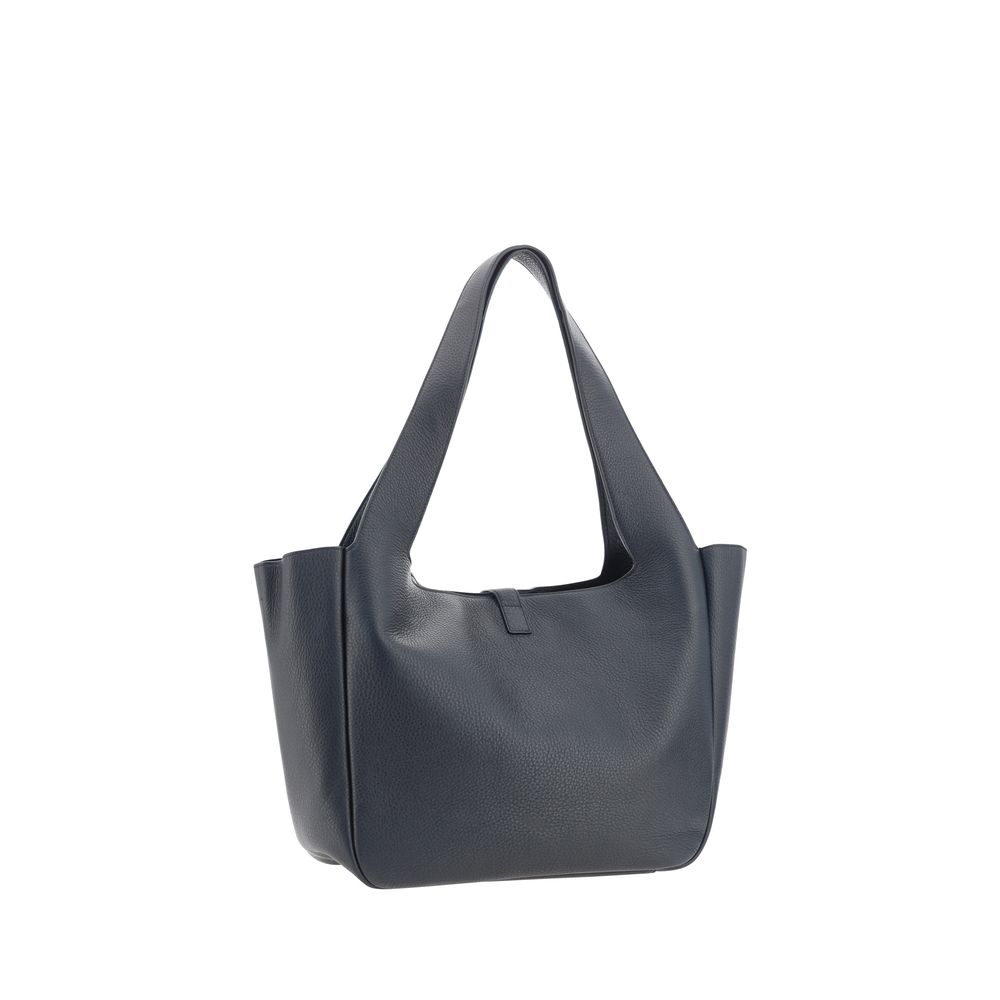 Black Leather Bos Taurus Shoulder Bag