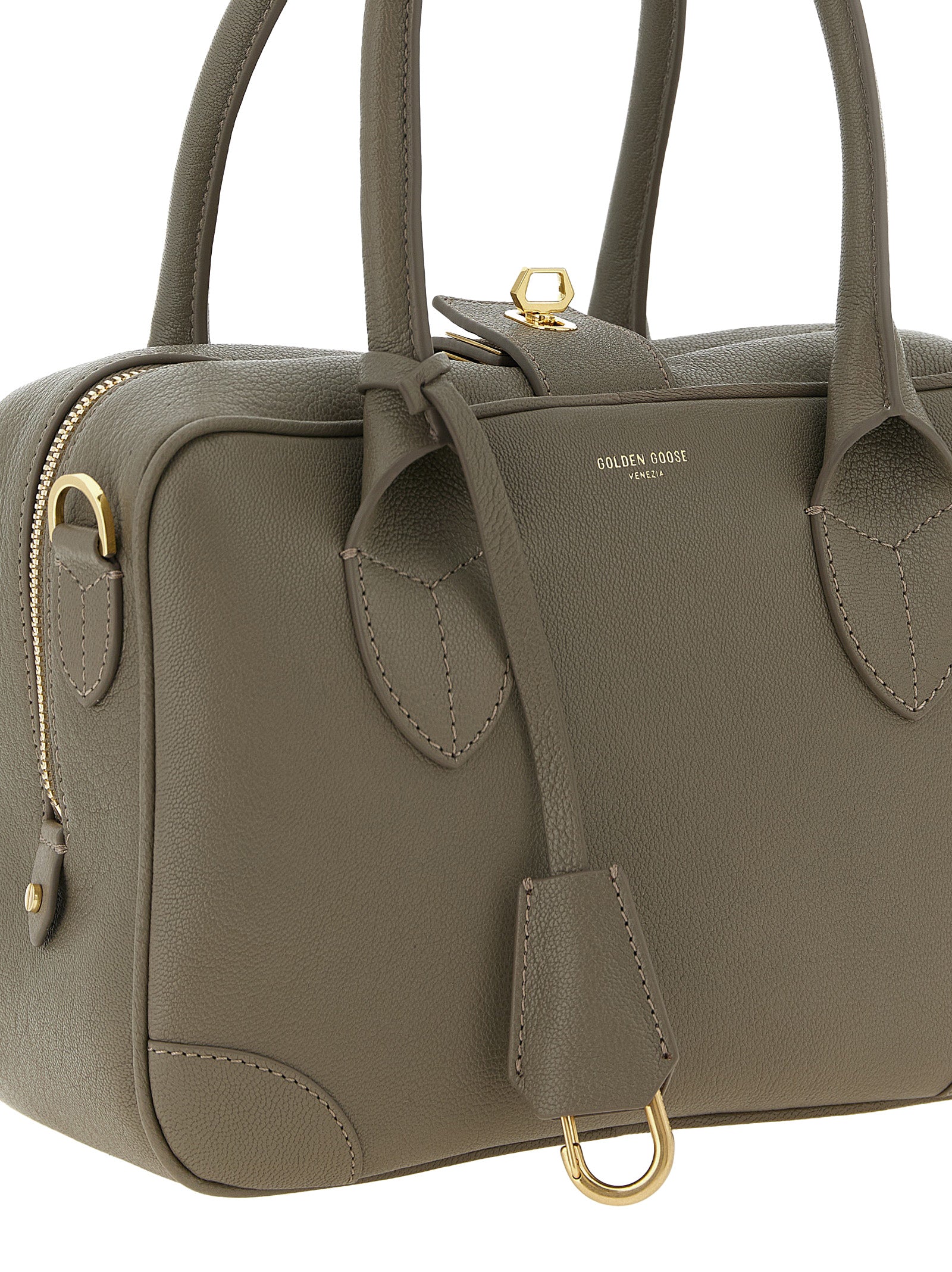 Golden Goose Green Vita Leather Handbag