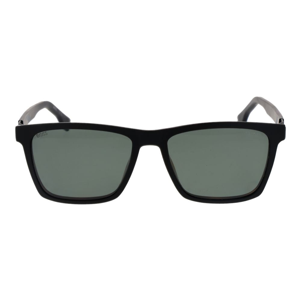 Brown Synthetic Glasses with Polarized Green Lenses