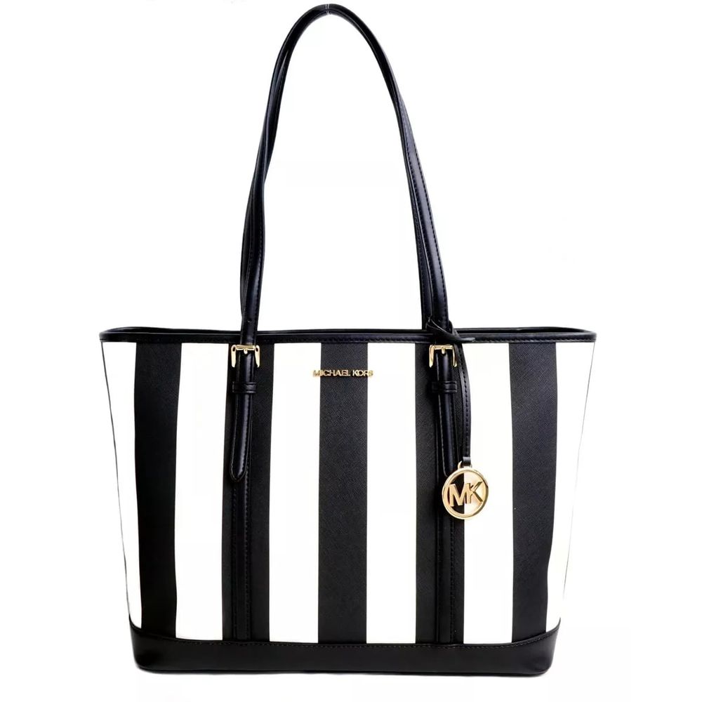 Multicolor Canvas Tote Bag by Michael Kors