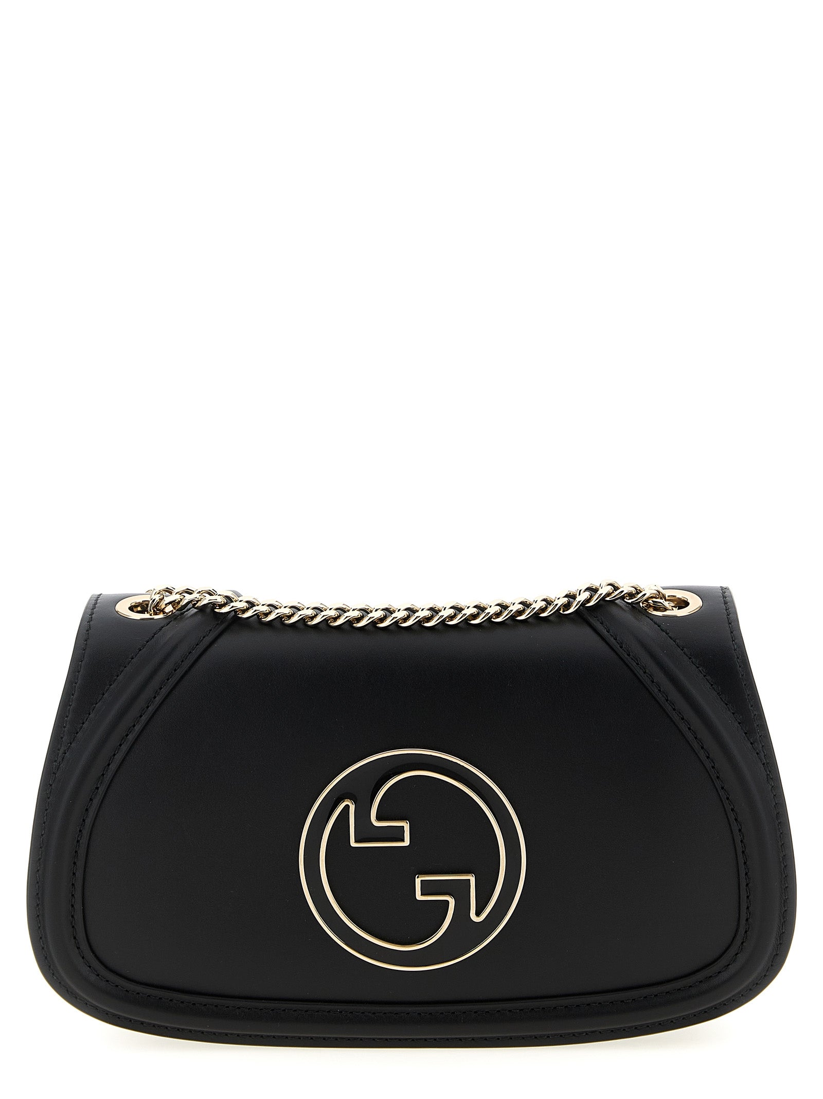Gucci Black Blondie Medium Leather Shoulder Bag