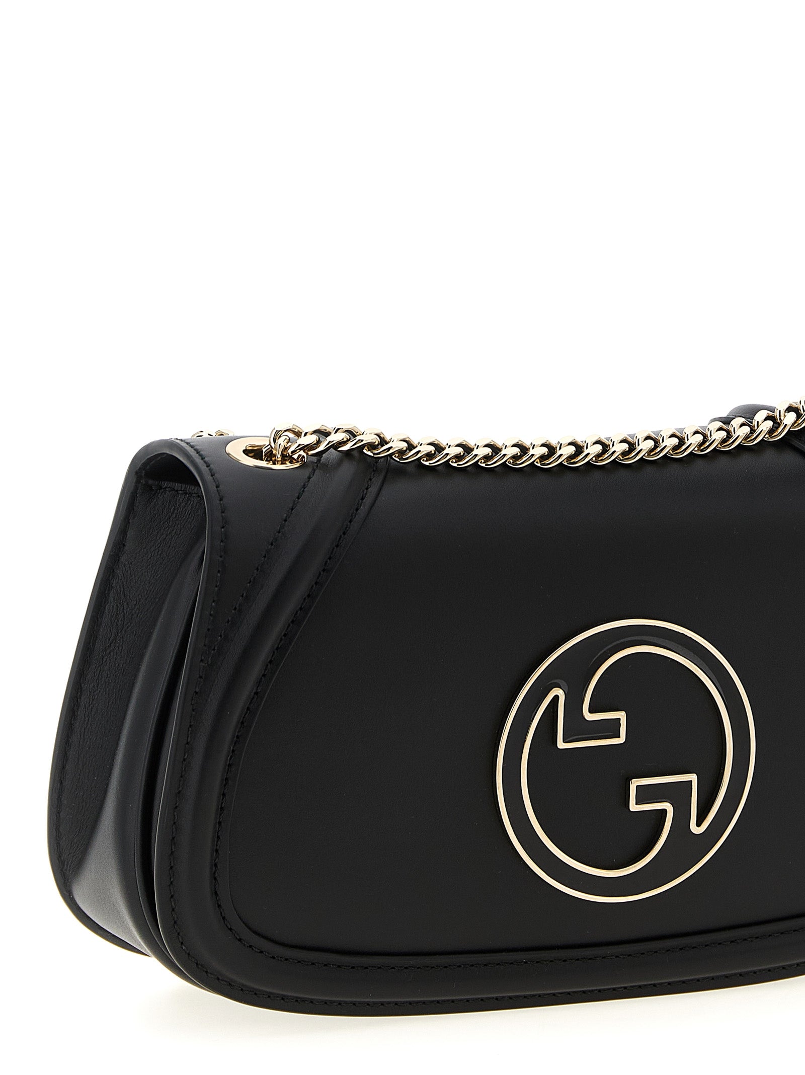 Gucci Black Blondie Medium Leather Shoulder Bag