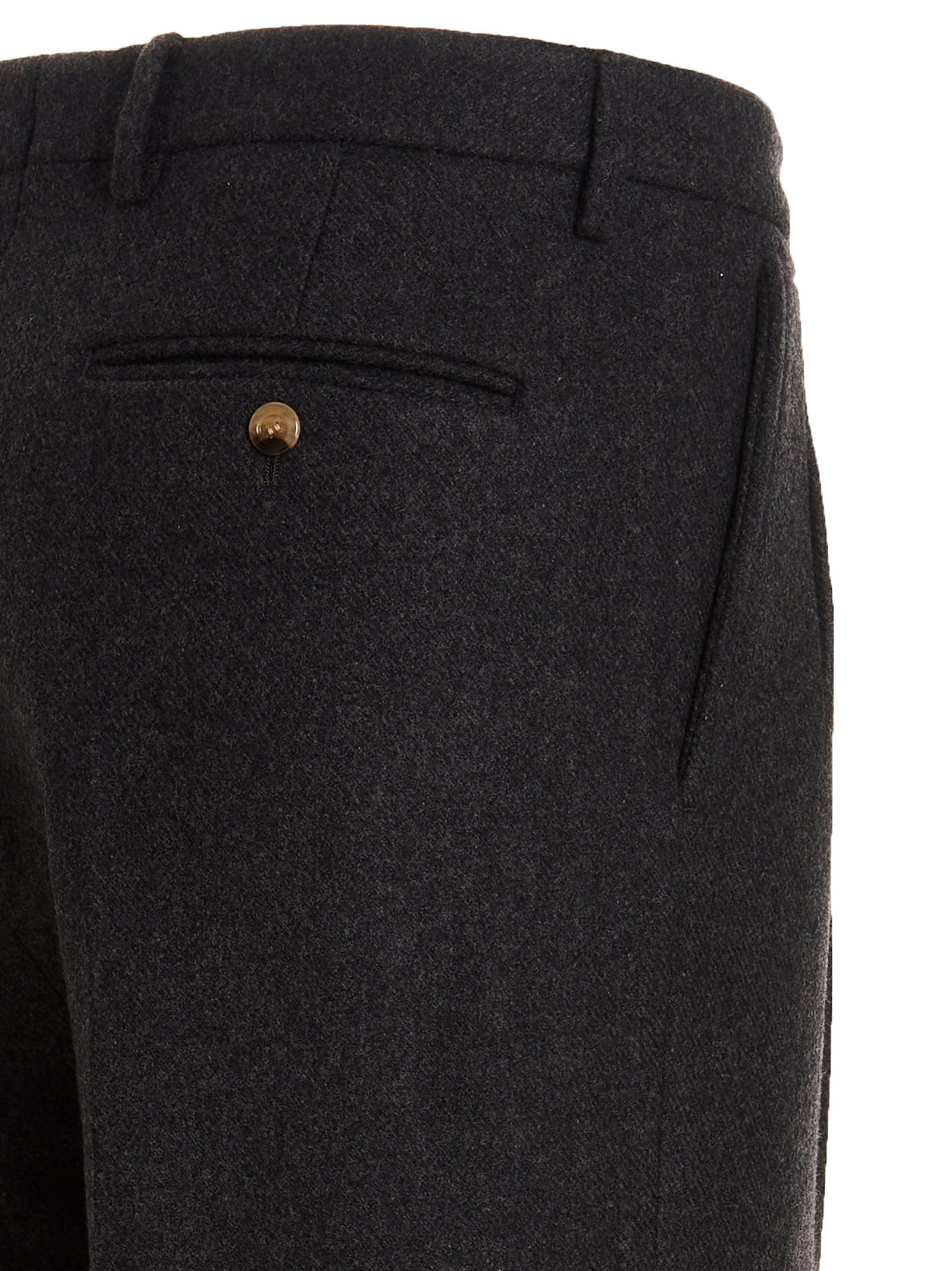 Gucci Gray Wool Cashmere Dress Pants