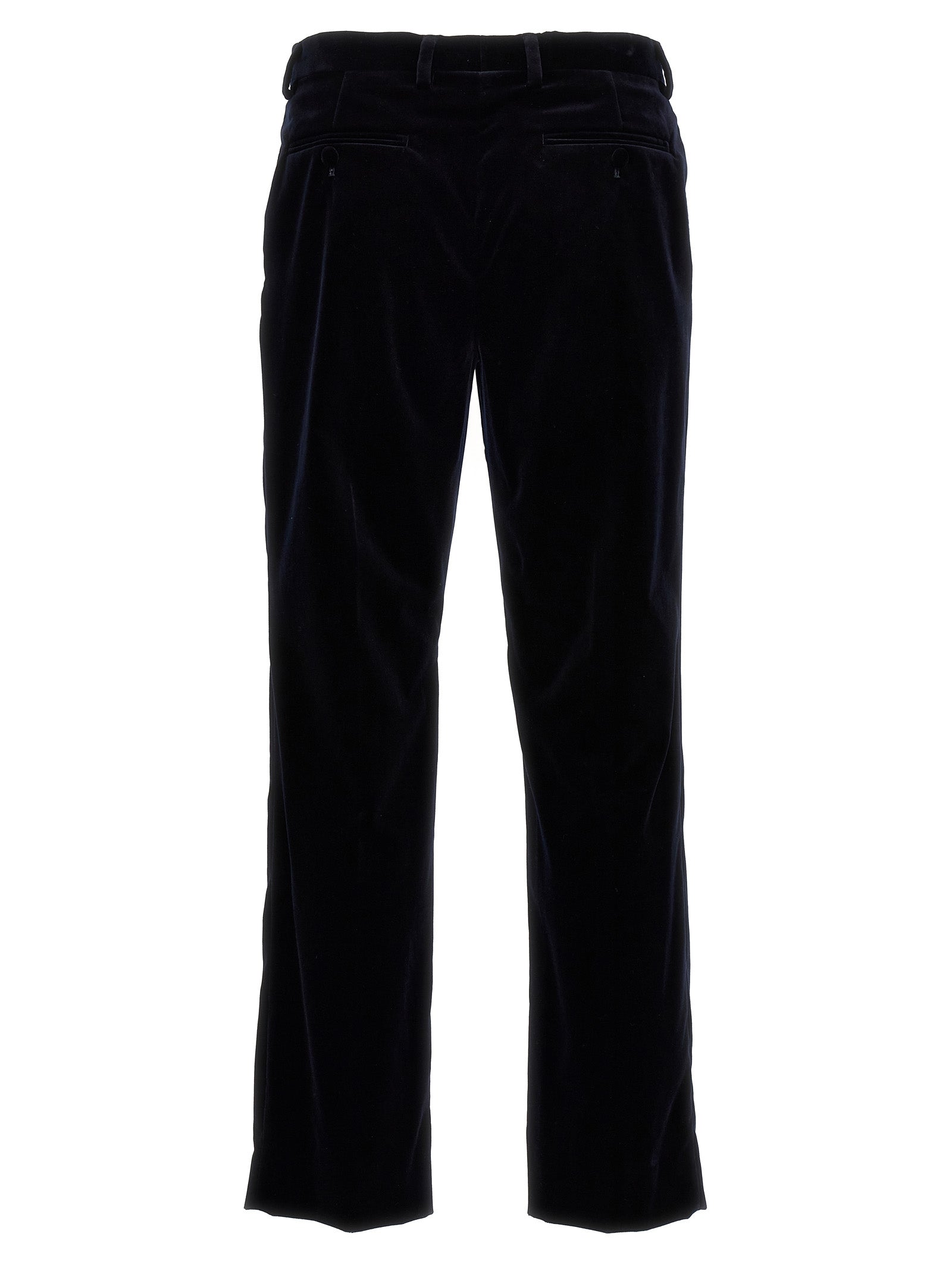 Pantalon décontracté en coton bleu Gucci