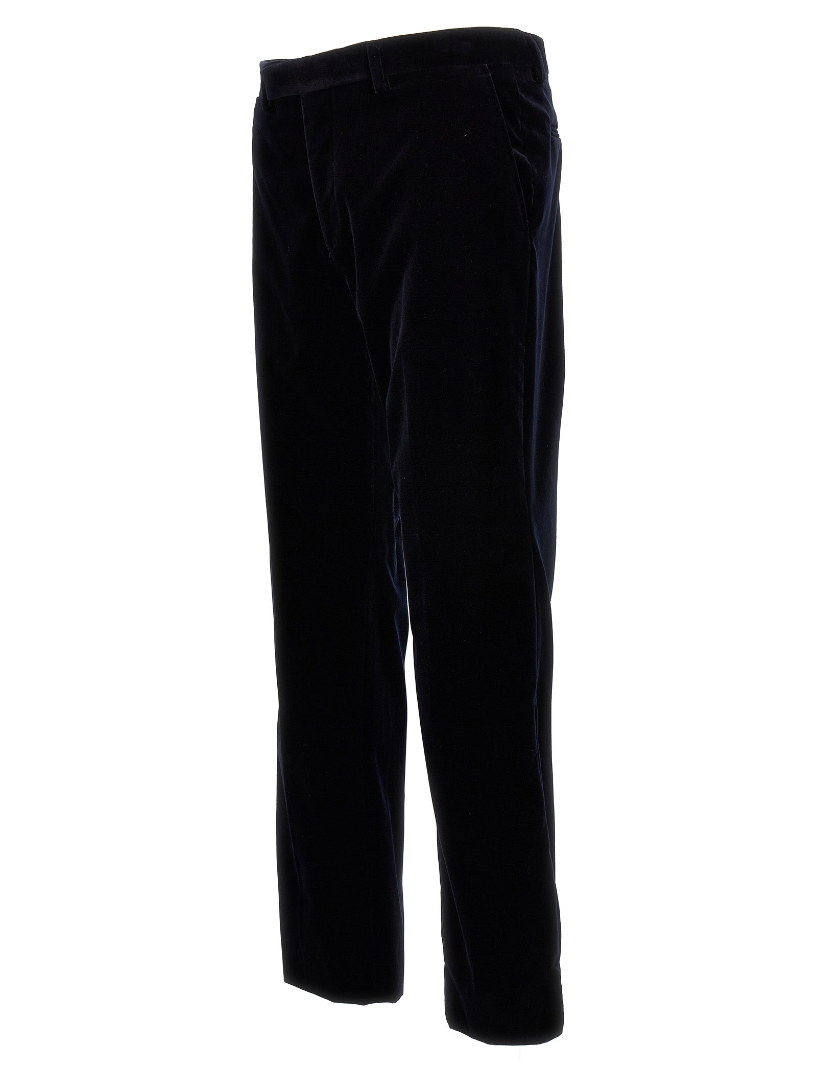 Pantalon décontracté en coton bleu Gucci
