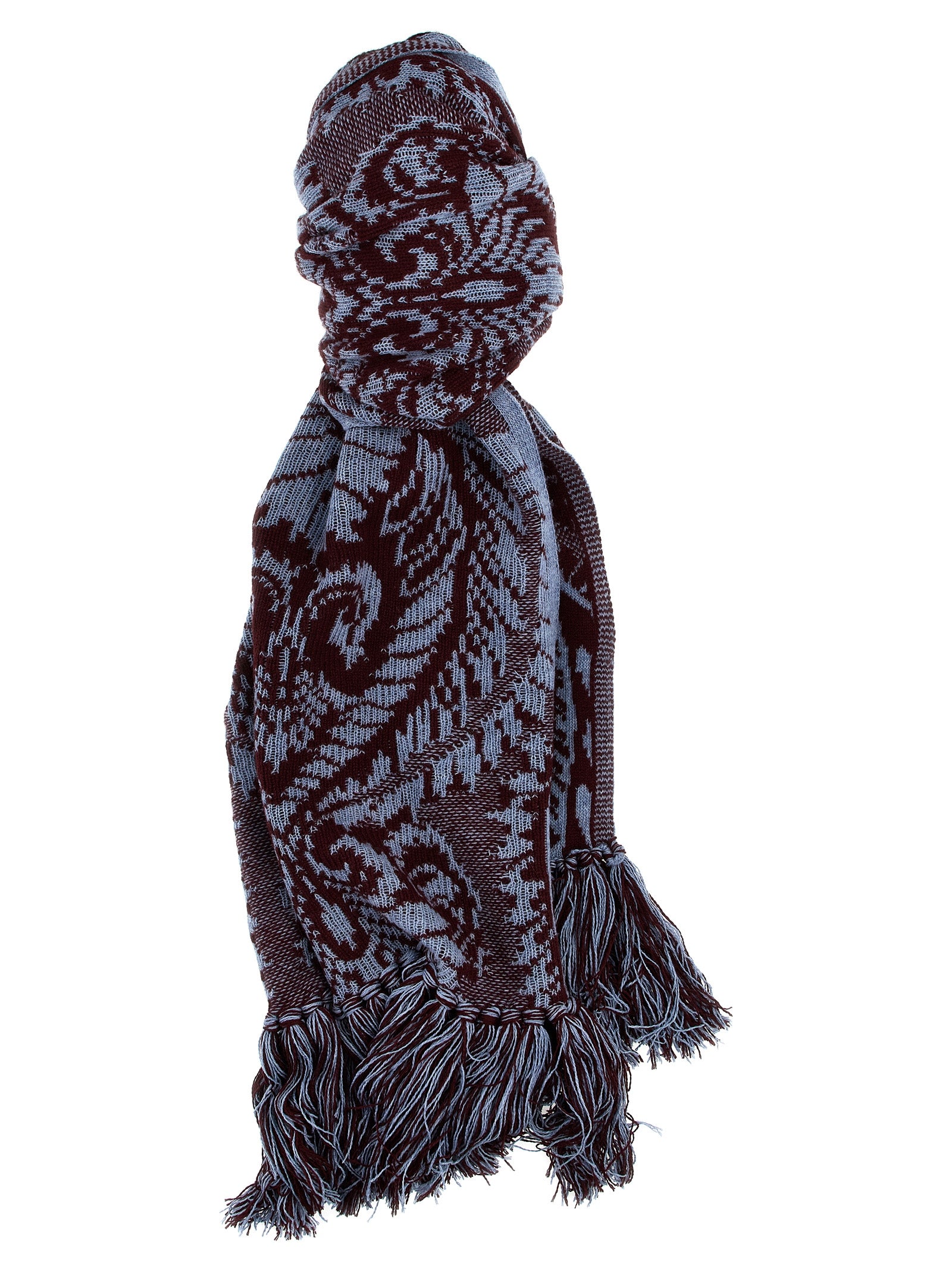 Etro Multicolor Barocco Wool Scarf
