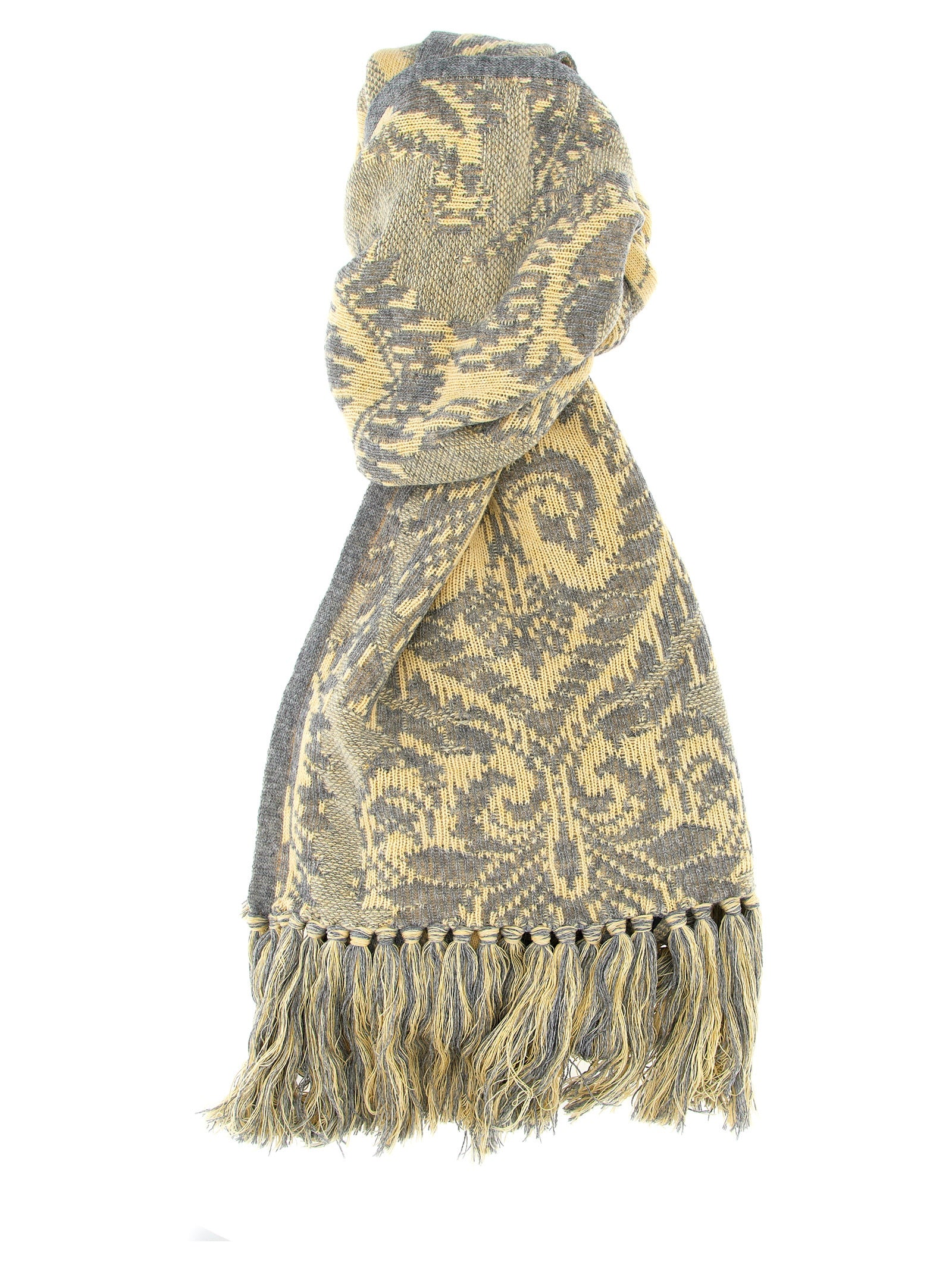 Etro Multicolor Barocco Wool Scarf