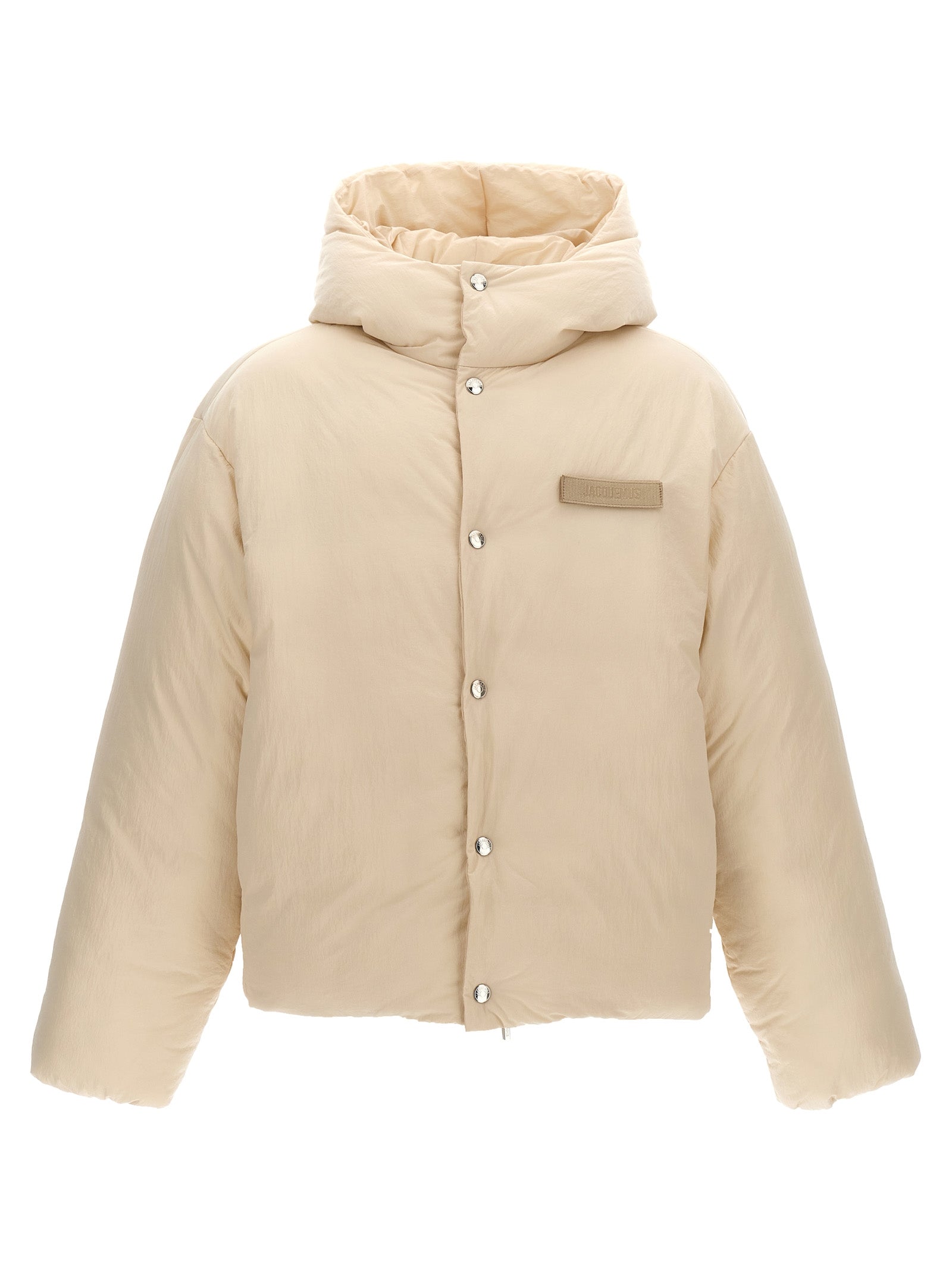 Jacquemus White La Doudoune Nylon Full-Length Jacket
