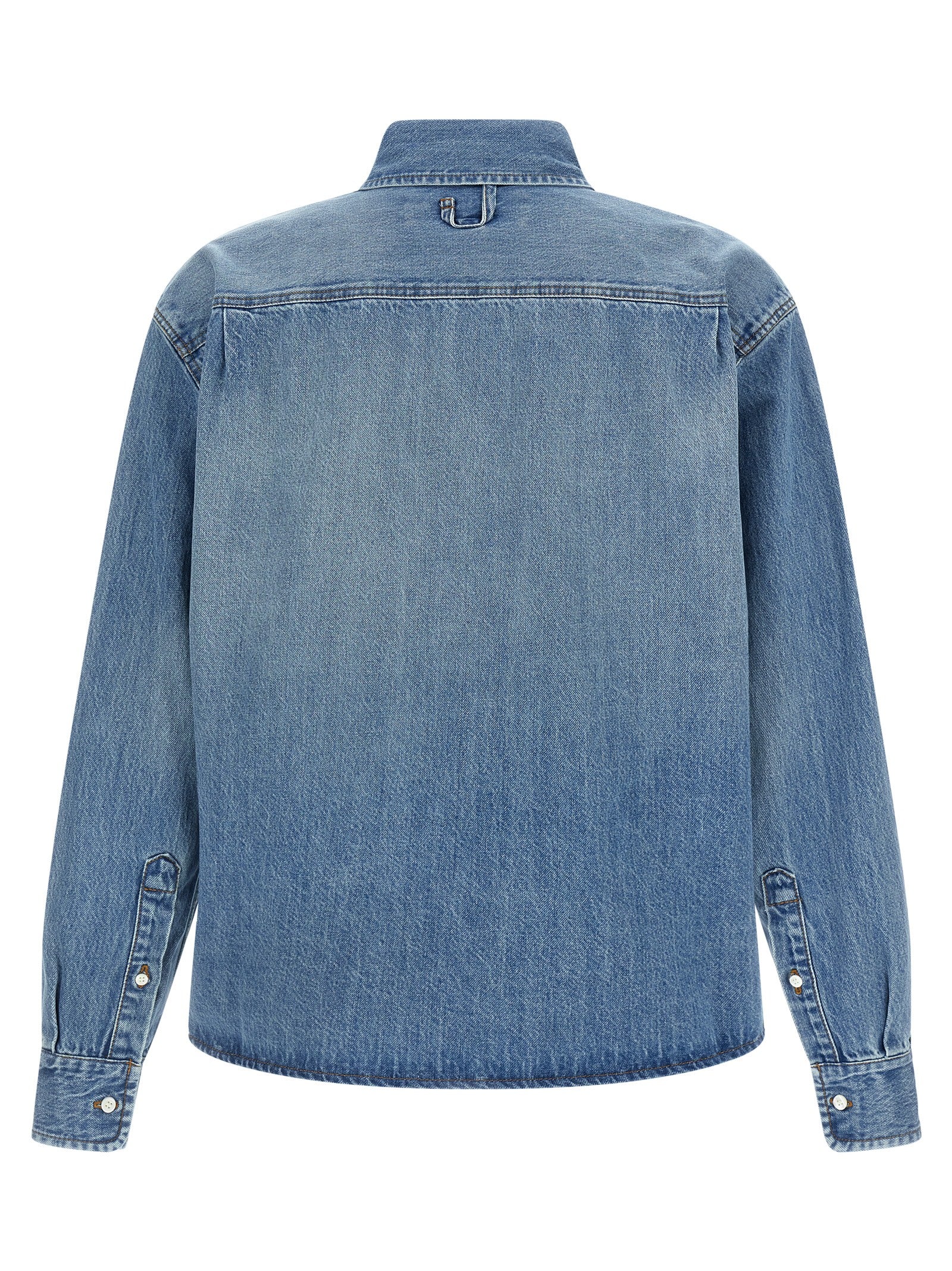 Jacquemus Blue Cotton Denim Shirt