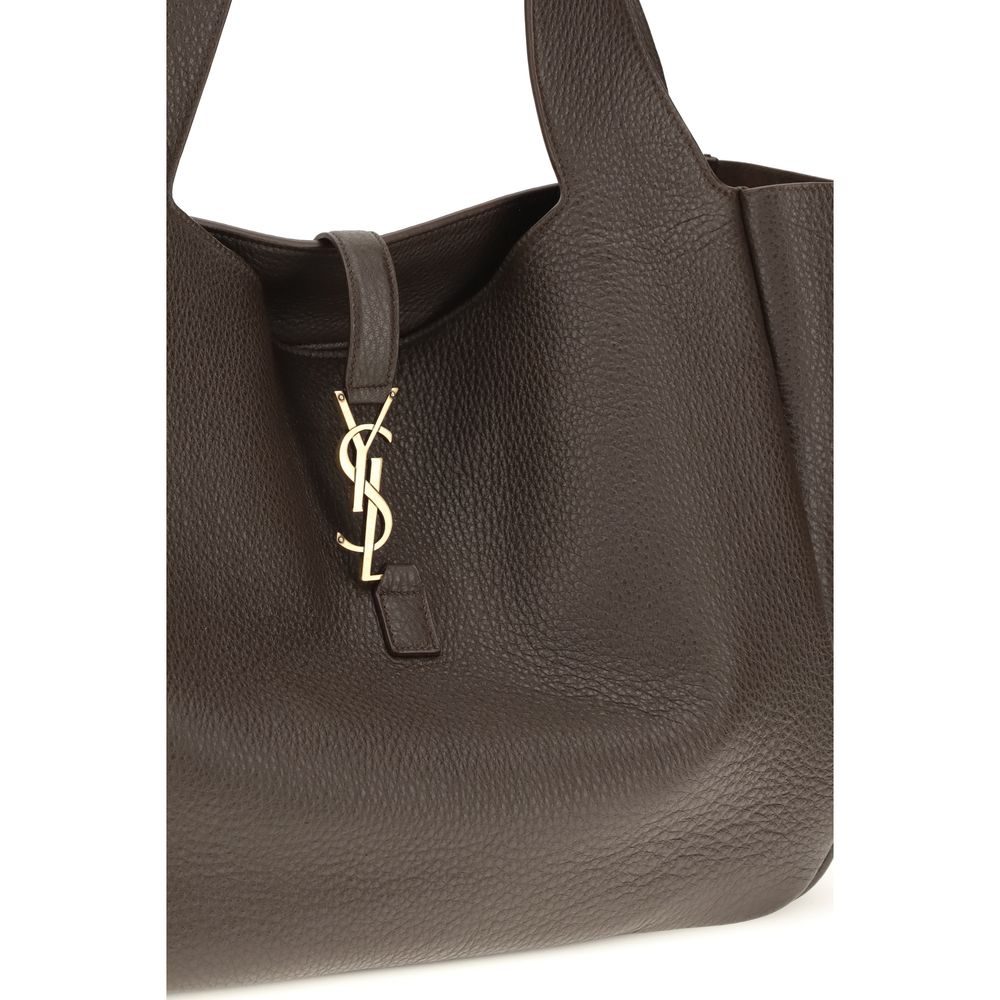 Saint Laurent braune Kalbsleder Bos Taurus Umhängetasche