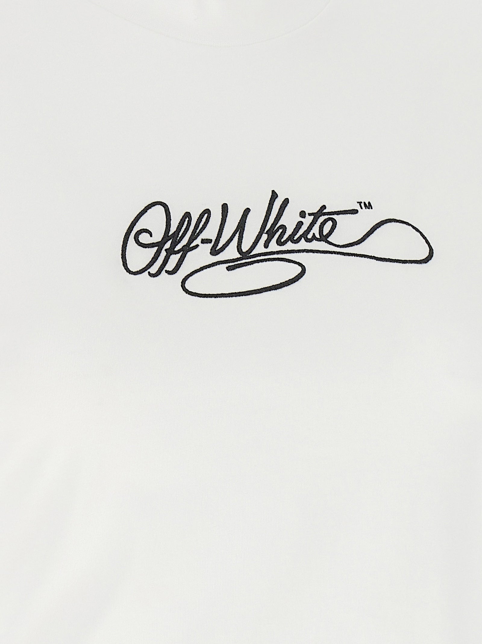 T-shirt Off-White en coton blanc