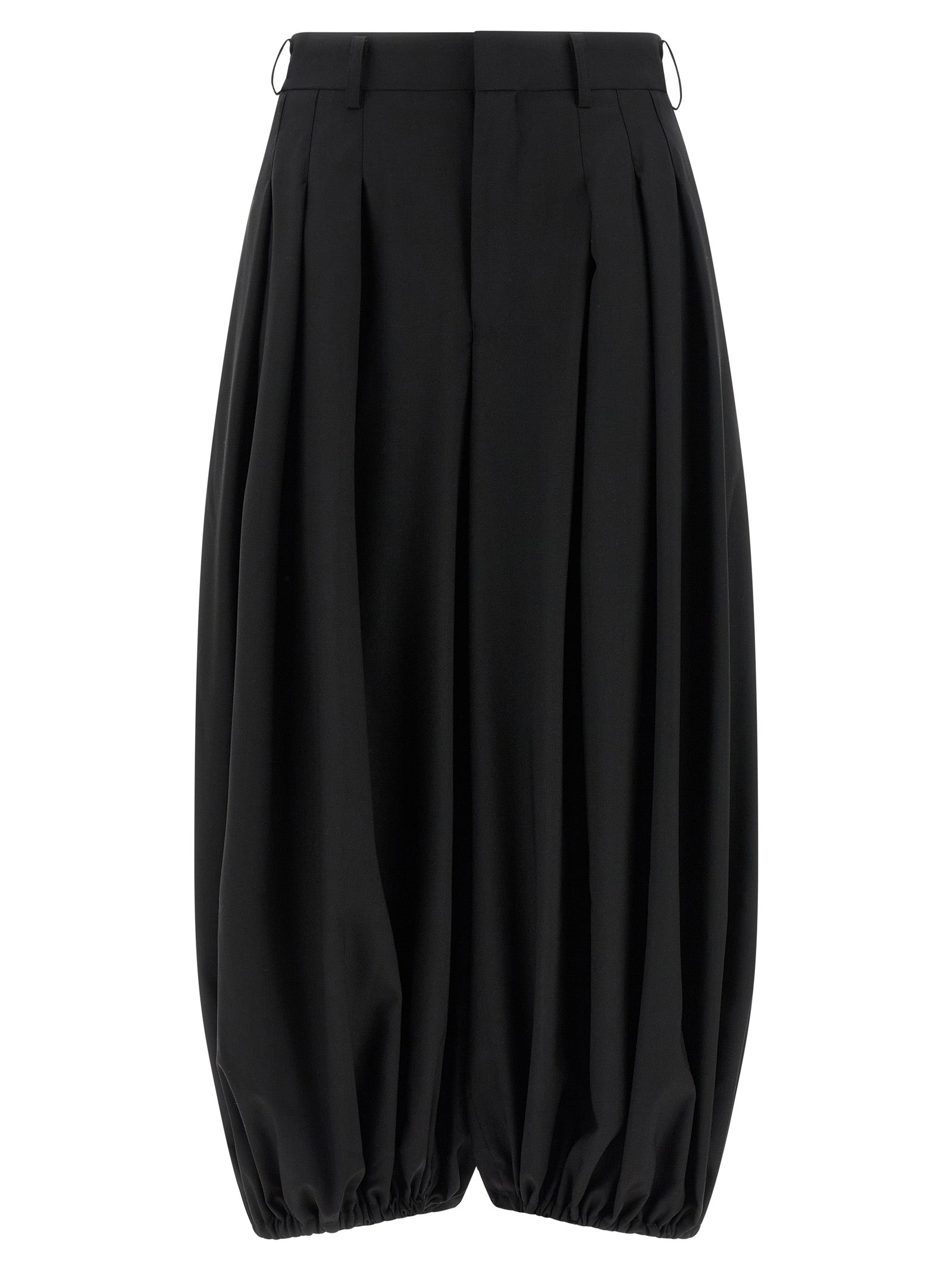 Black Wool Pants
