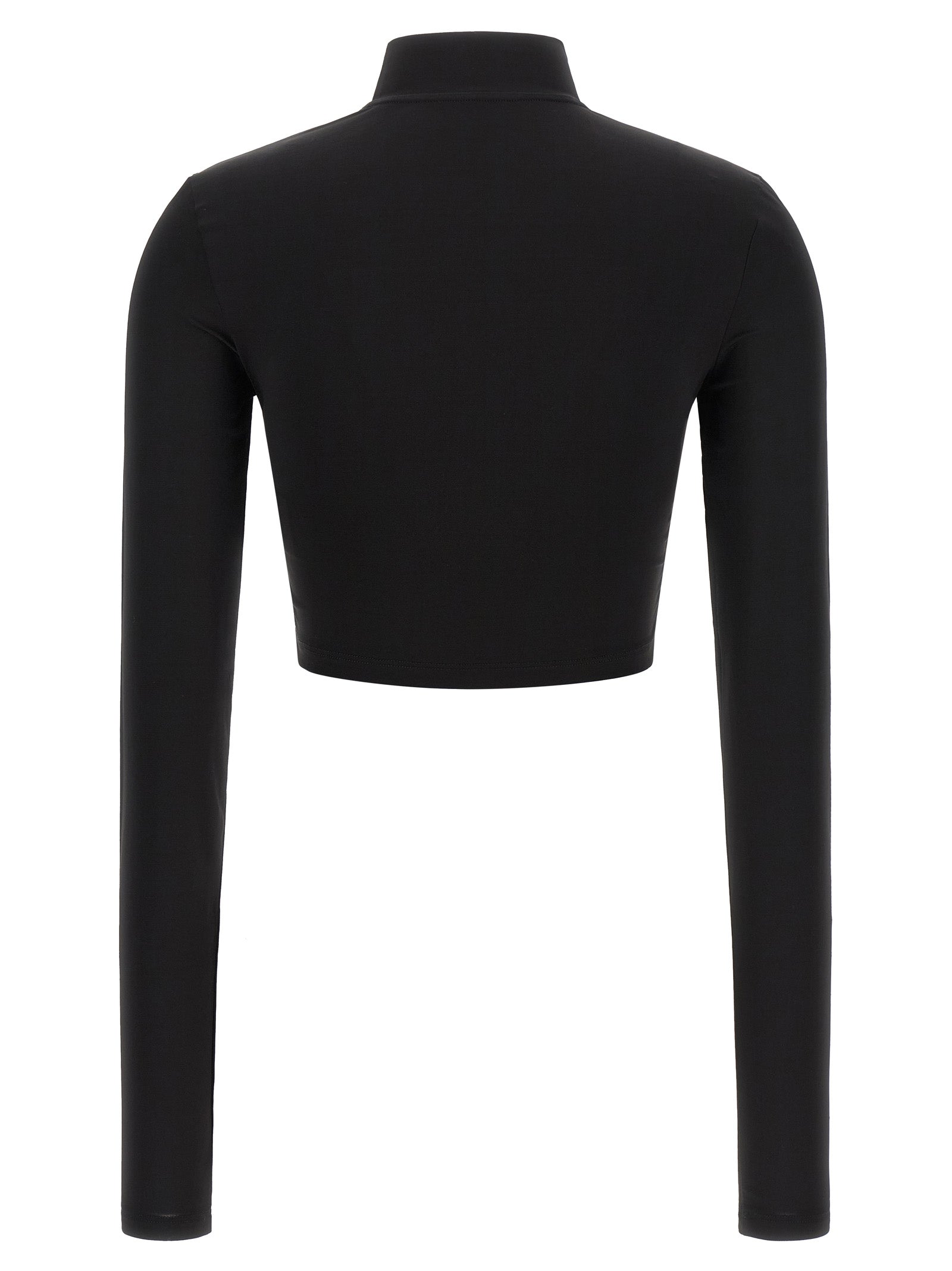 Off-White Black Acetate Crop Top