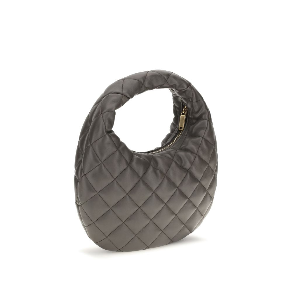 Saint Laurent Gray Icarino Lambskin Handbag