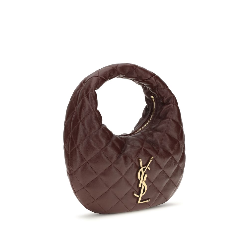 Saint Laurent Brown Icarino Lambskin Handbag