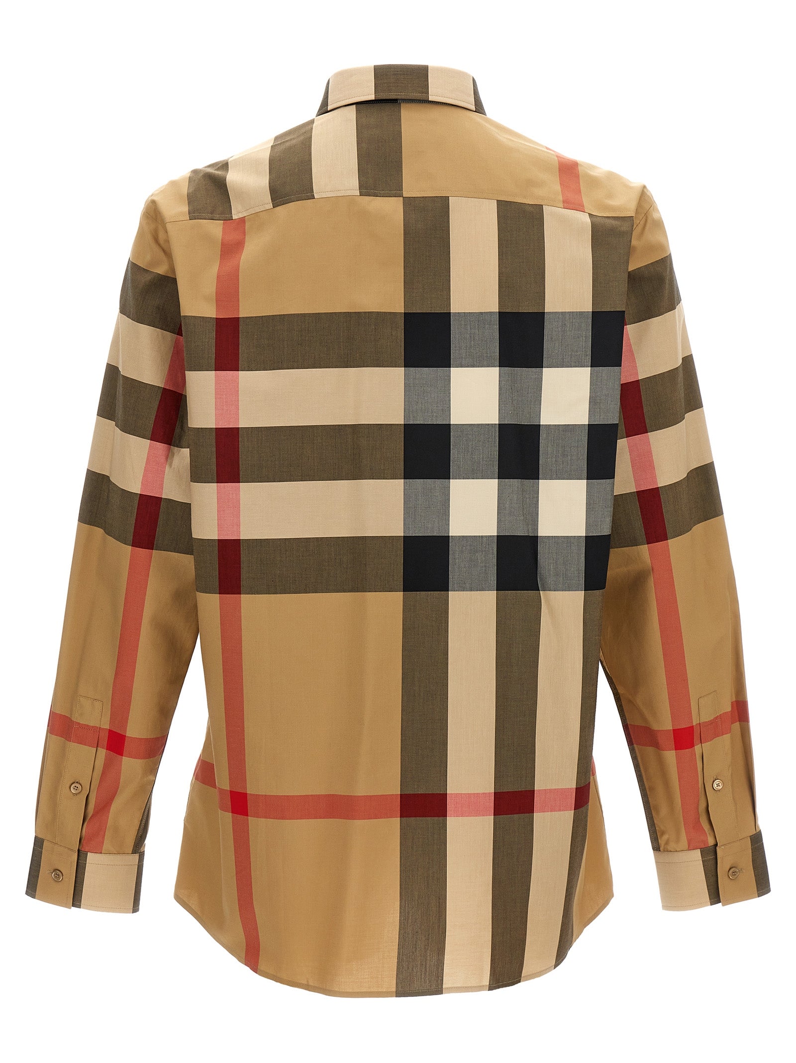 Burberry Beige Summerton Cotton Shirt