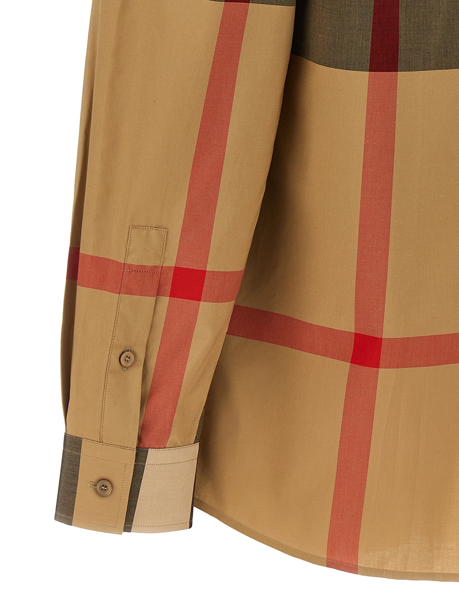 Burberry Beige Summerton Cotton Shirt