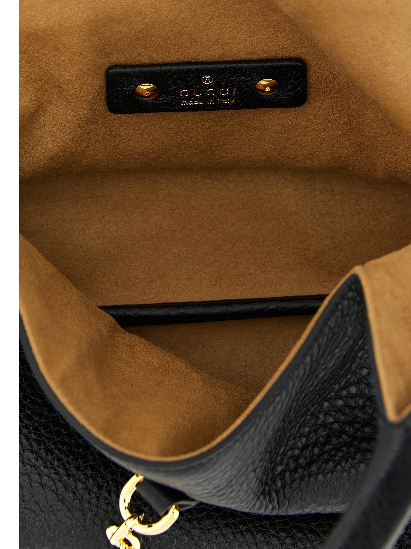 Gucci Black Softbit Shoulder Bag Calf Leather