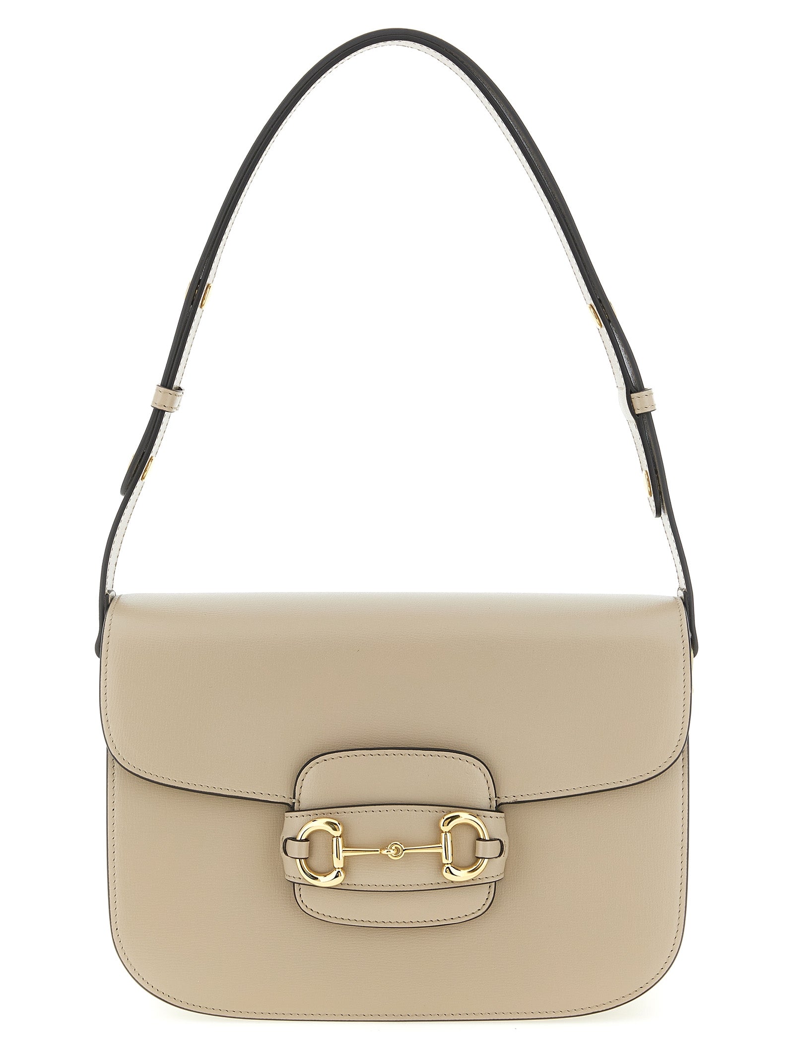 Gucci Beige Horsebit 1955 Shoulder Bag Calf Leather