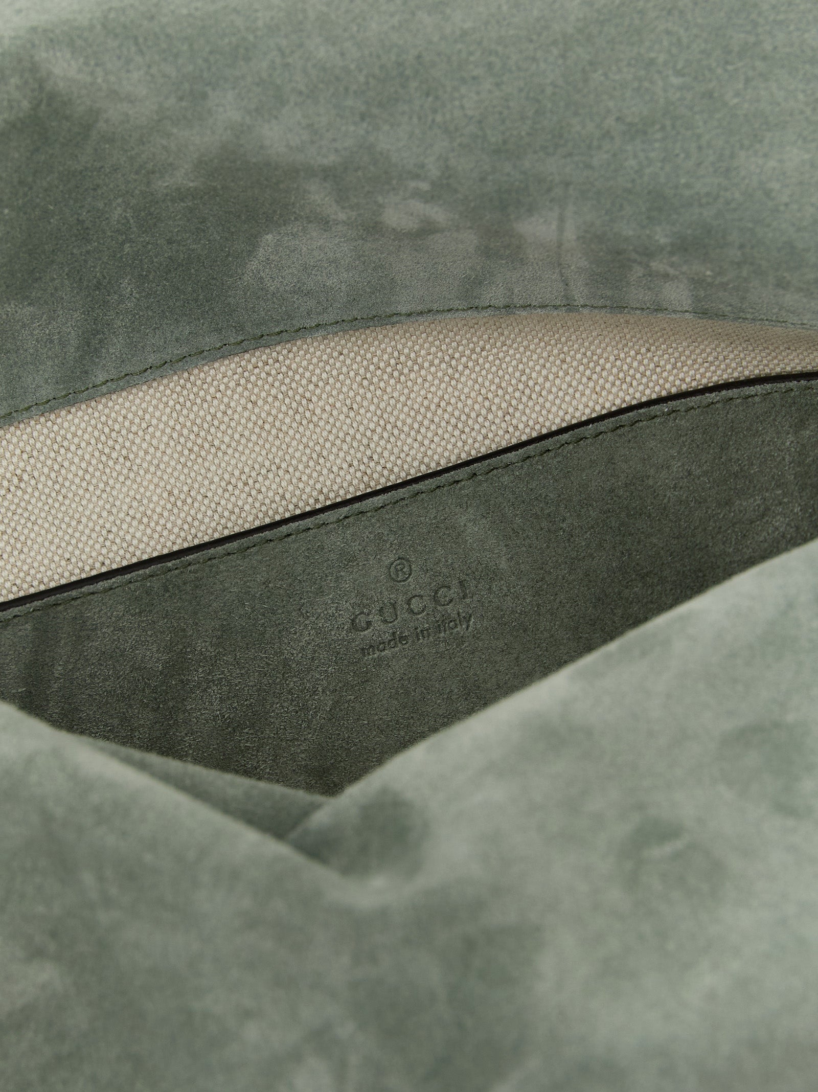Gucci Green Shoulder Bag Calf Leather
