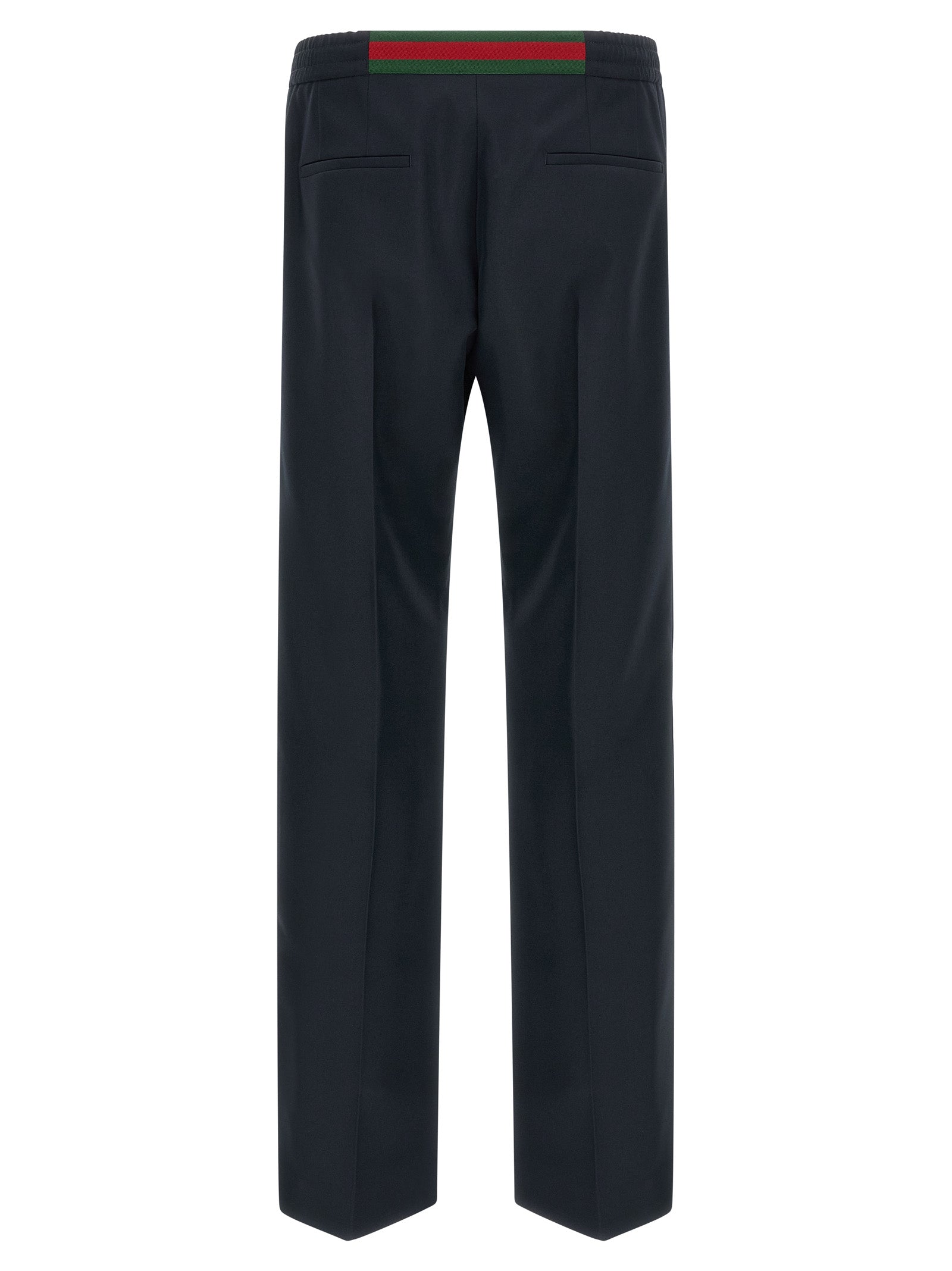 Gucci Blue Technical Panama Polyester Pants
