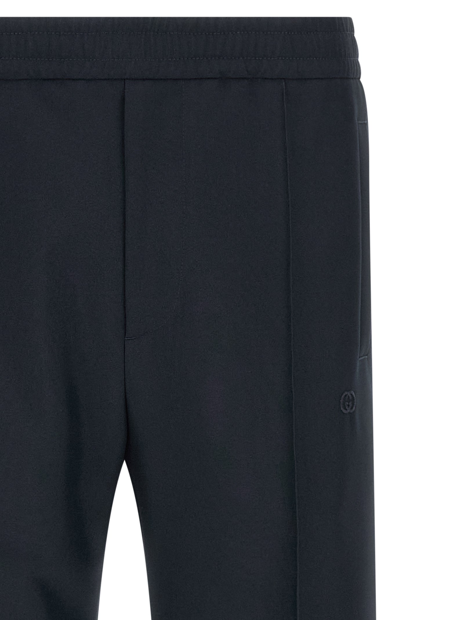 Gucci Blue Technical Panama Polyester Pants