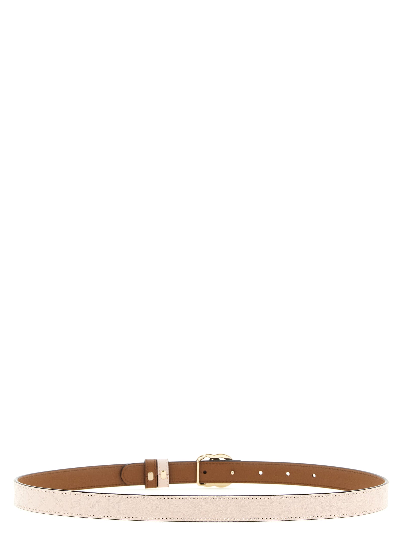 Gucci Multicolor Reversible GG Marmont Thin Belt Calf Leather