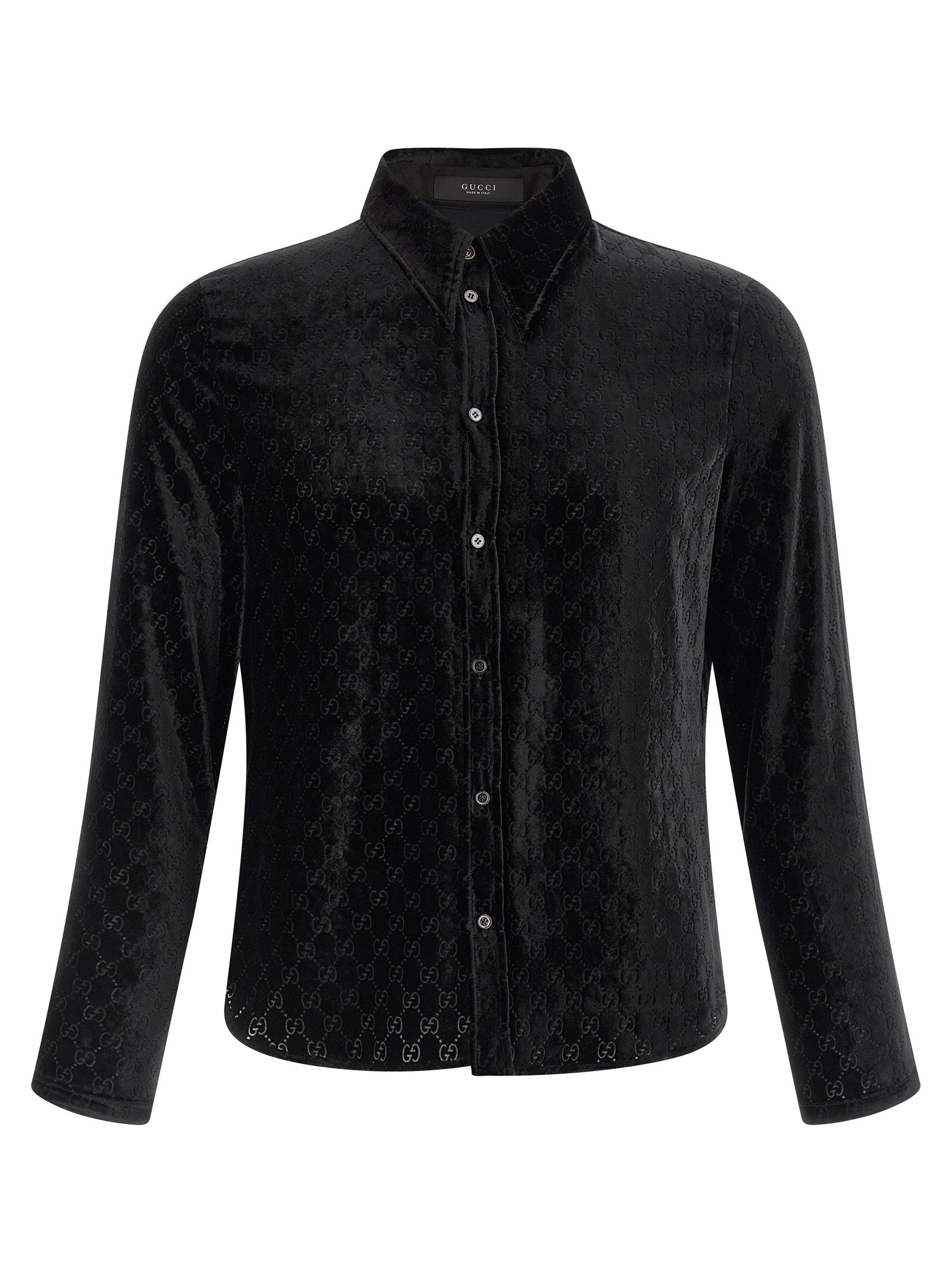 Gucci Black Viscose Nylon Blouse
