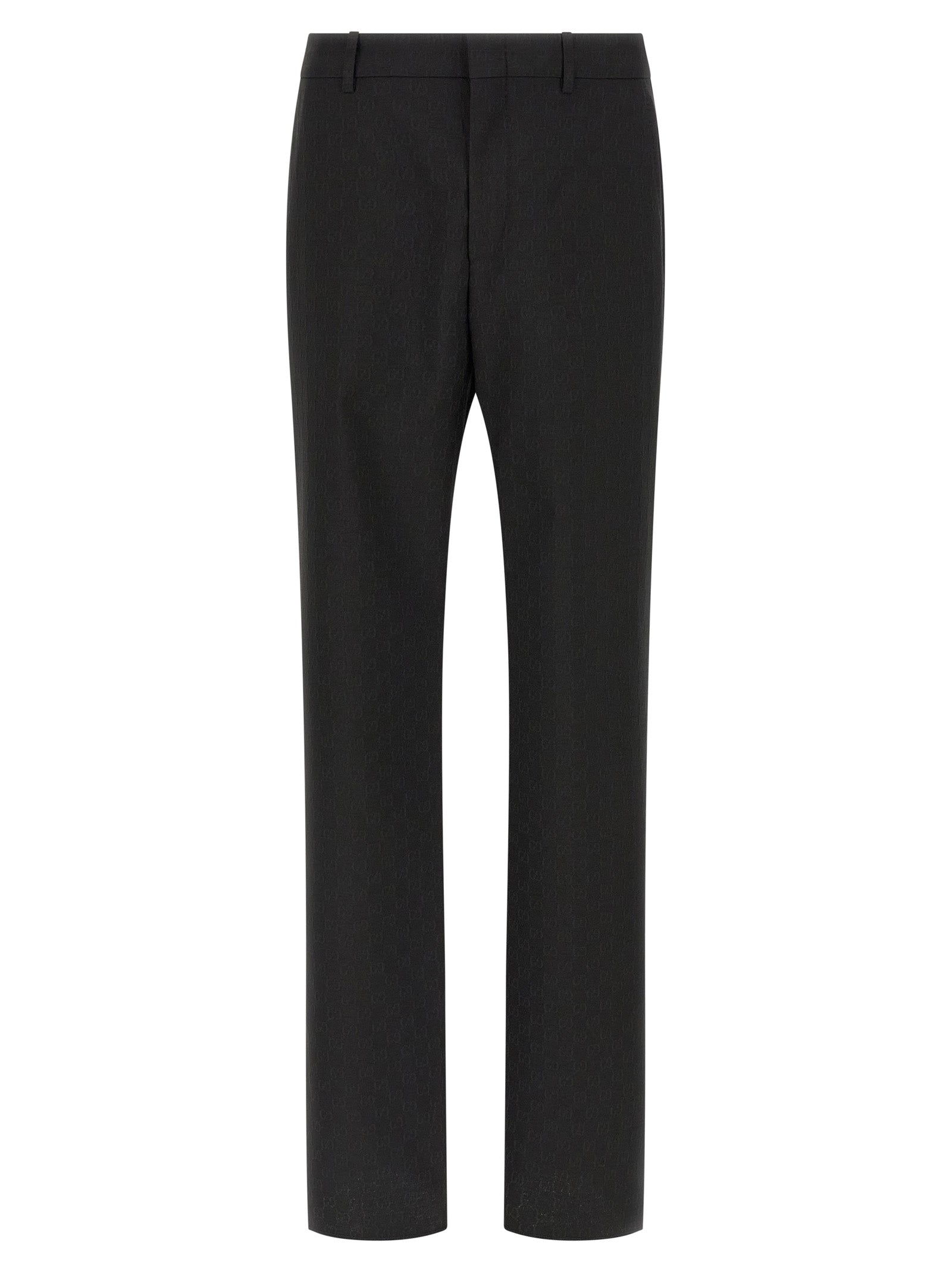 Gucci Black Wool Blend Dress Pants