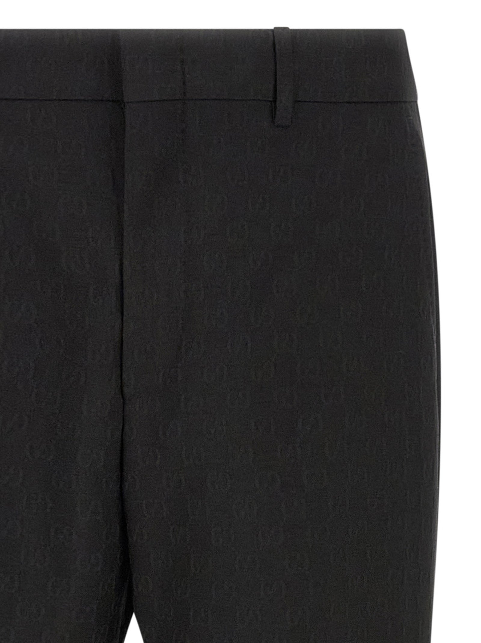 Gucci Black Wool Blend Dress Pants