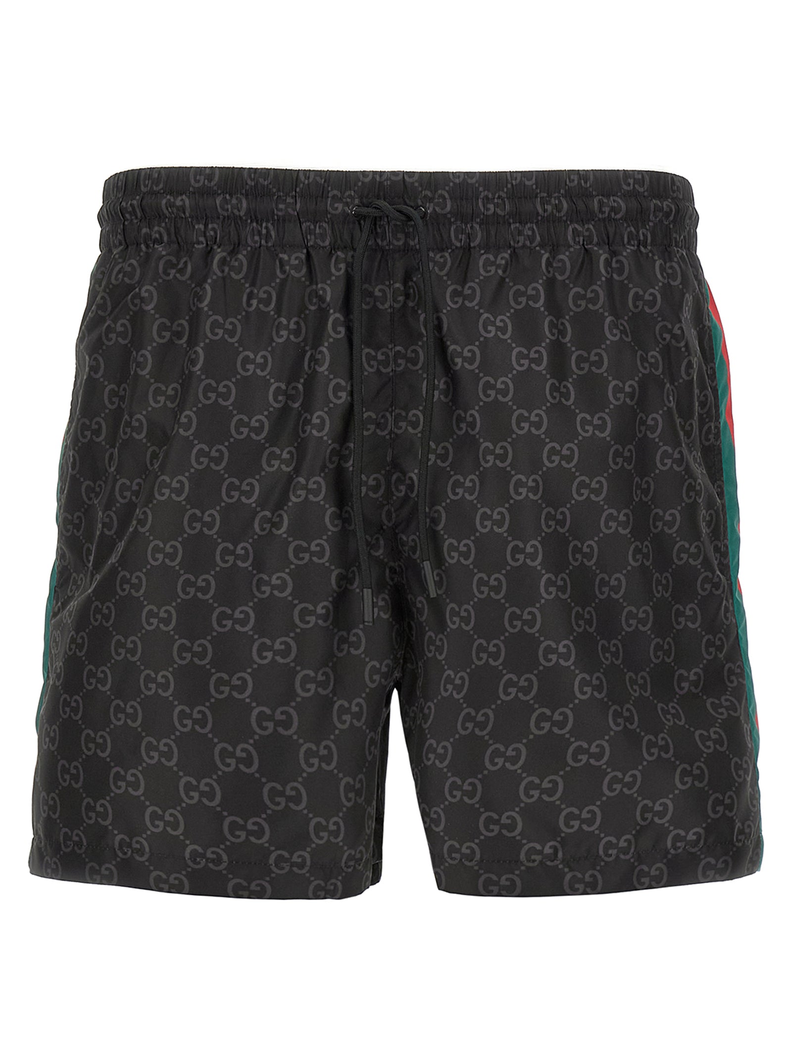 Gucci Black Nylon Swim Shorts