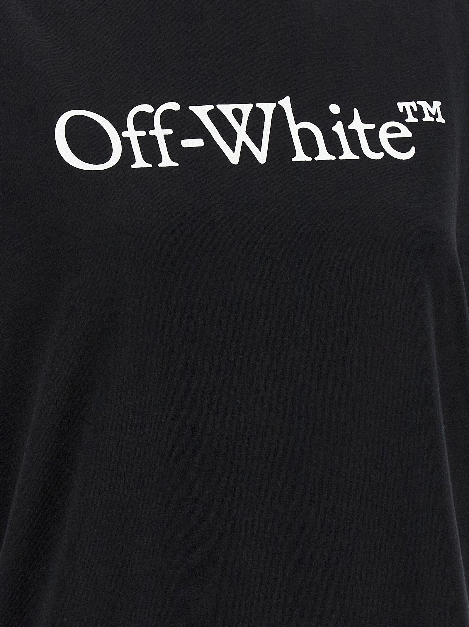 T-shirt Off-White en coton noir