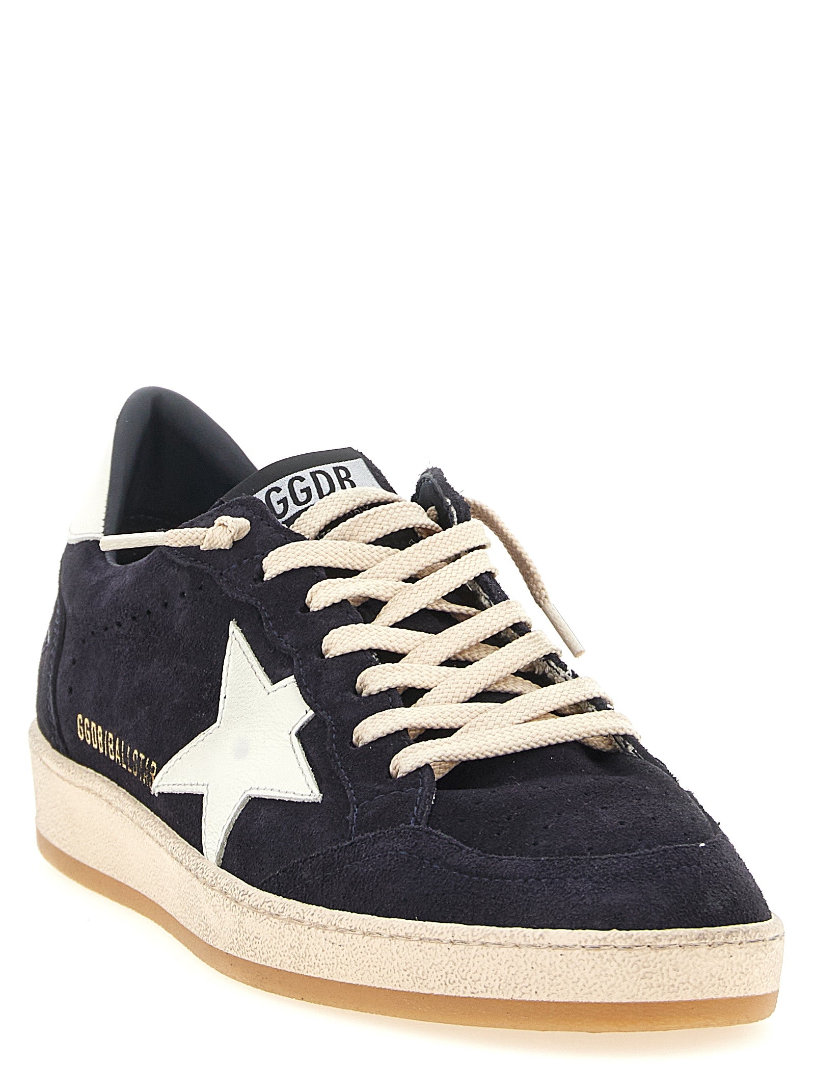 Golden Goose Blue Ball Star Low Top Sneakers Leather