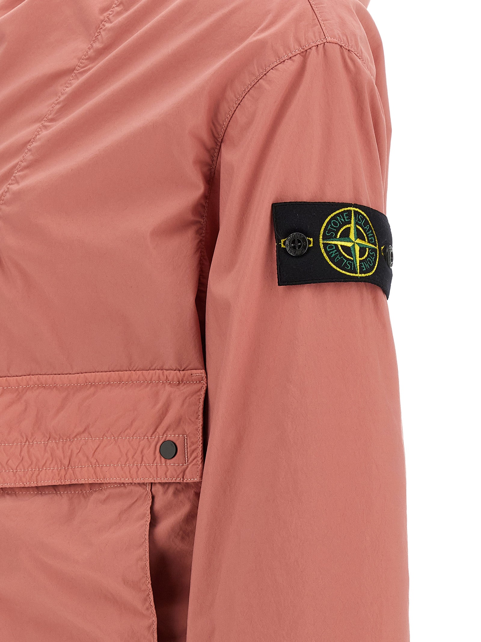 Stone Island Pink Shell Synthetic Jacket