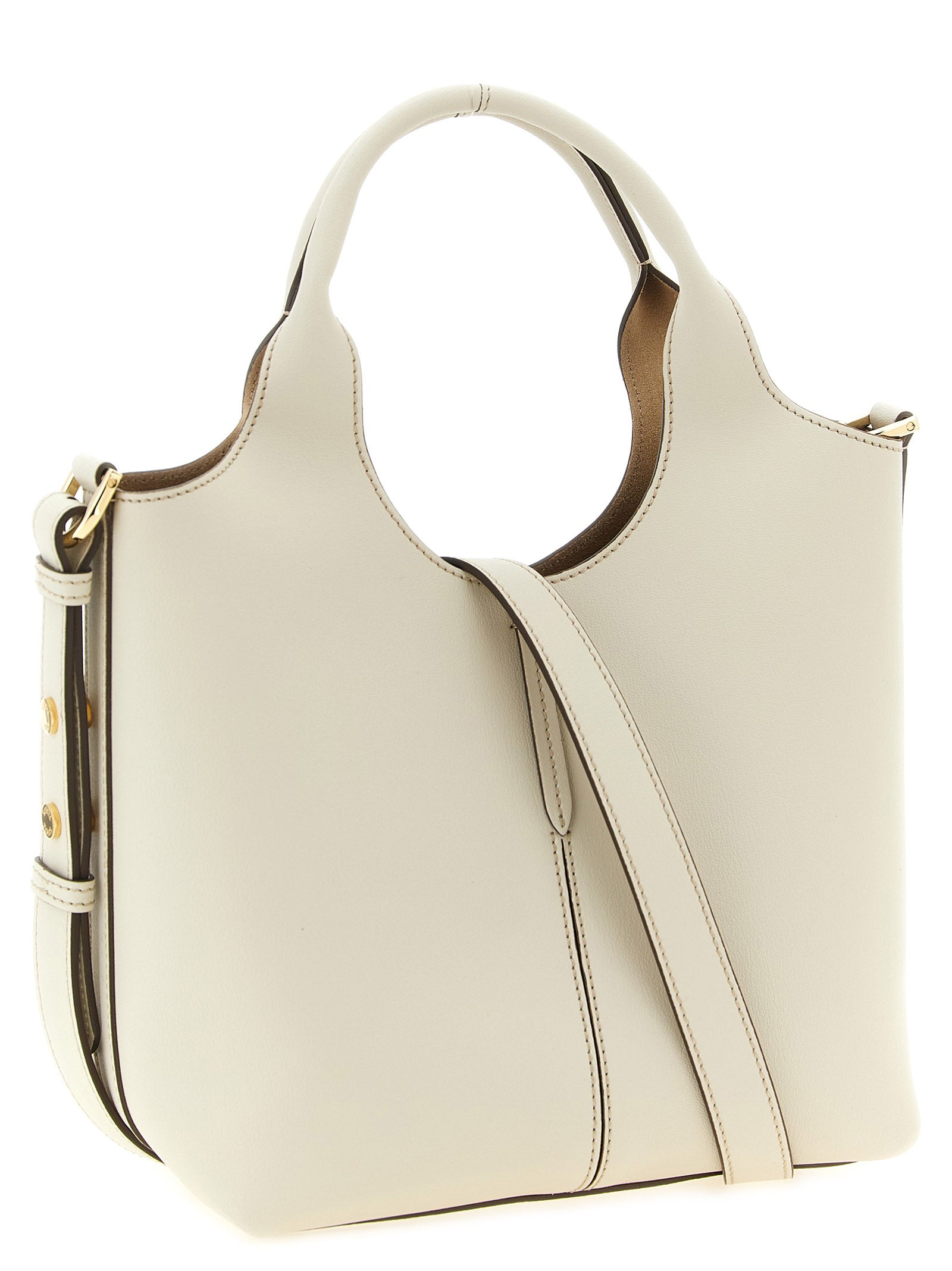Tod’s White Mini Tote Leather